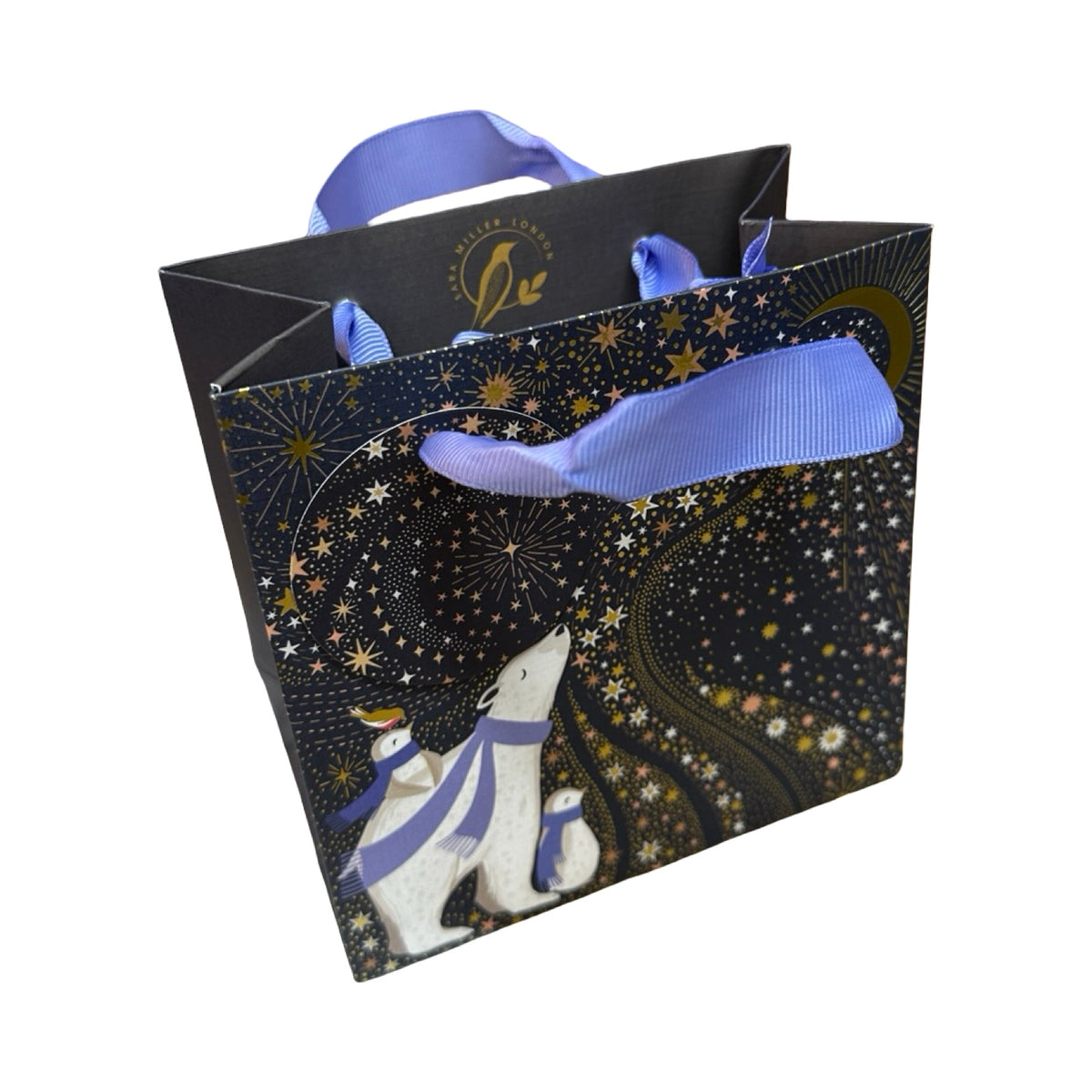 Polar Bear Christmas Gift Bag Small