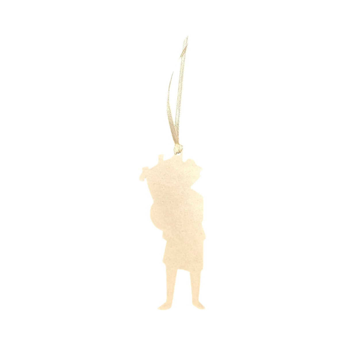 Bagpiper Letterpress Ornament