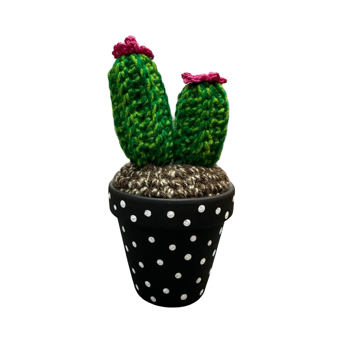 Pink Double Crochet Cactus Medium