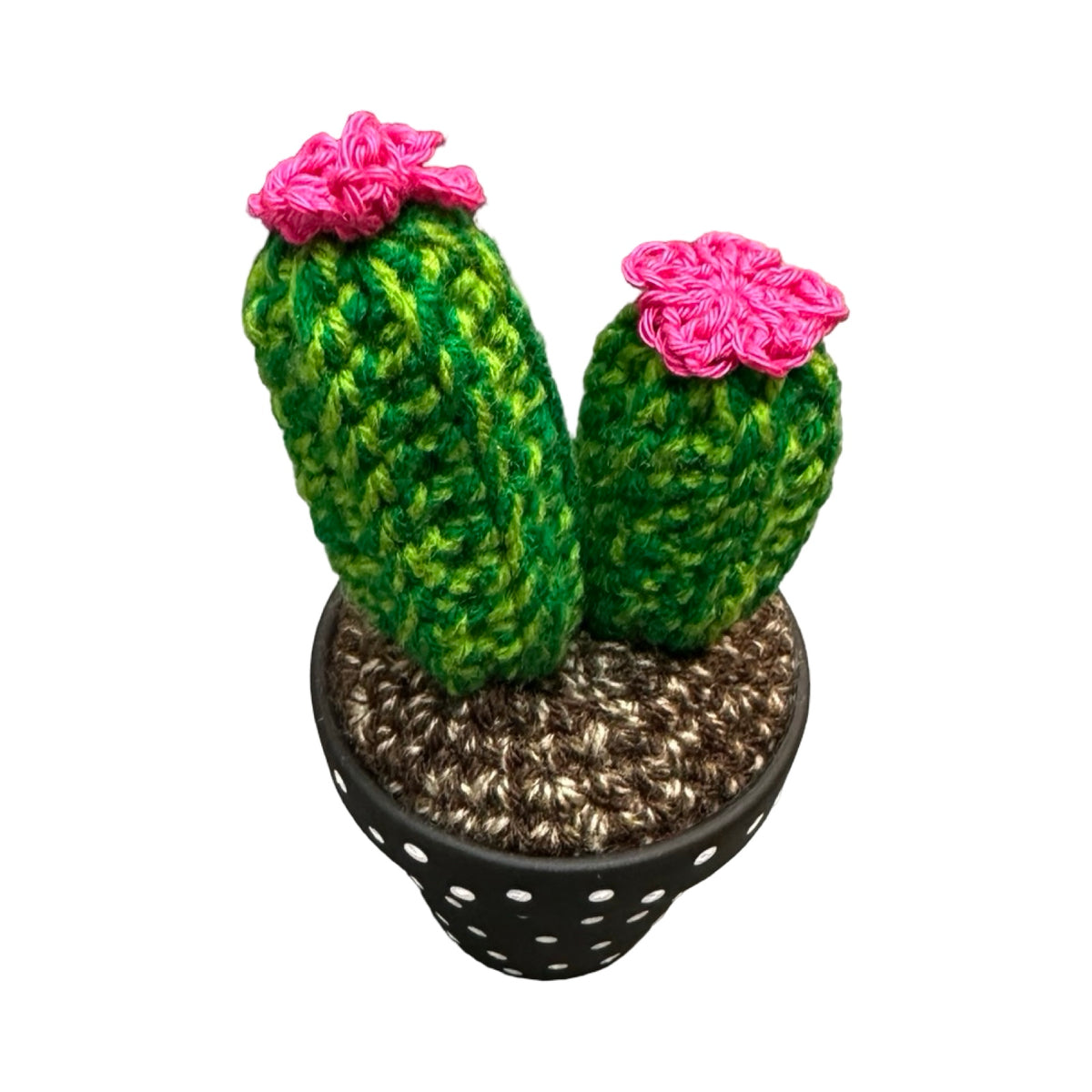 Pink Double Crochet Cactus Medium