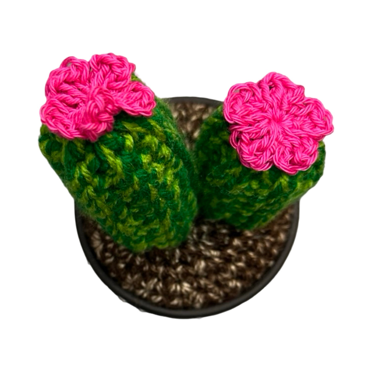 Pink Double Crochet Cactus Medium