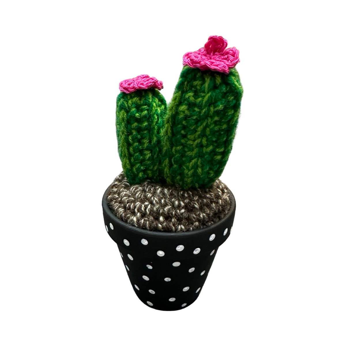 Pink Double Crochet Cactus Medium