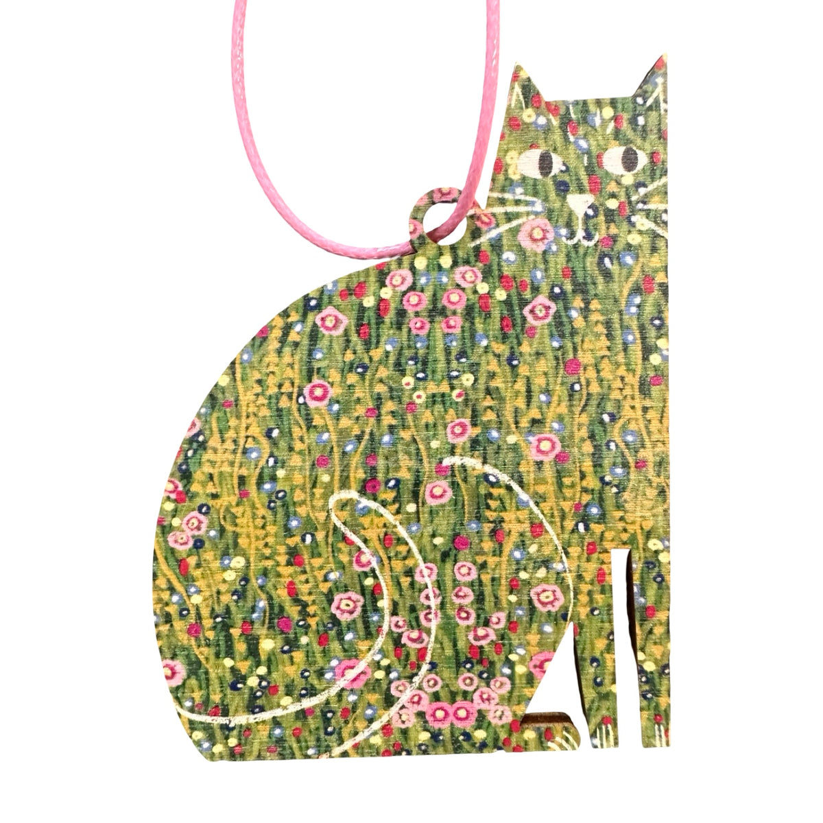 Guscat Klimt Wooden Cat Decoration 