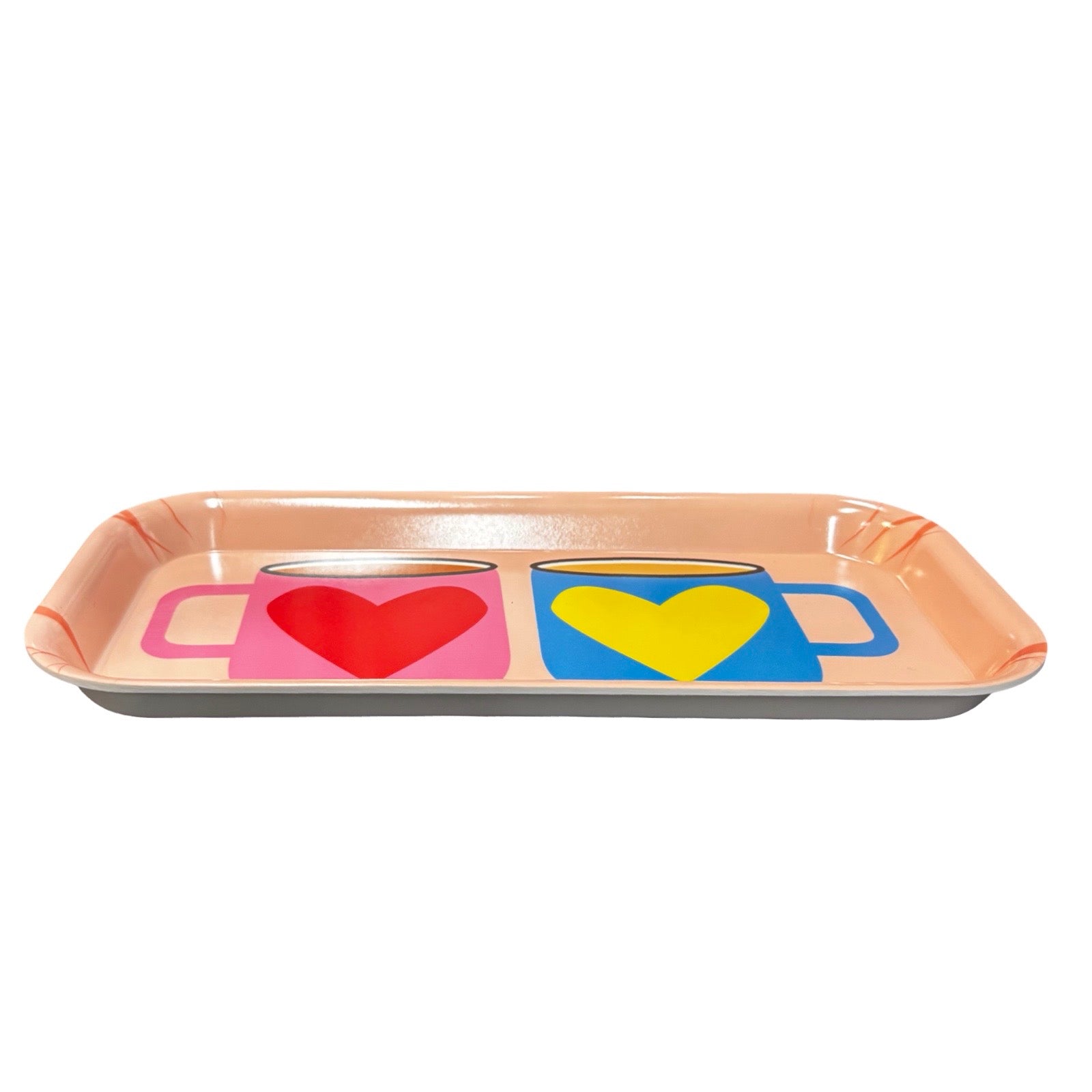 Tea Lovers Melamine Tray Pink