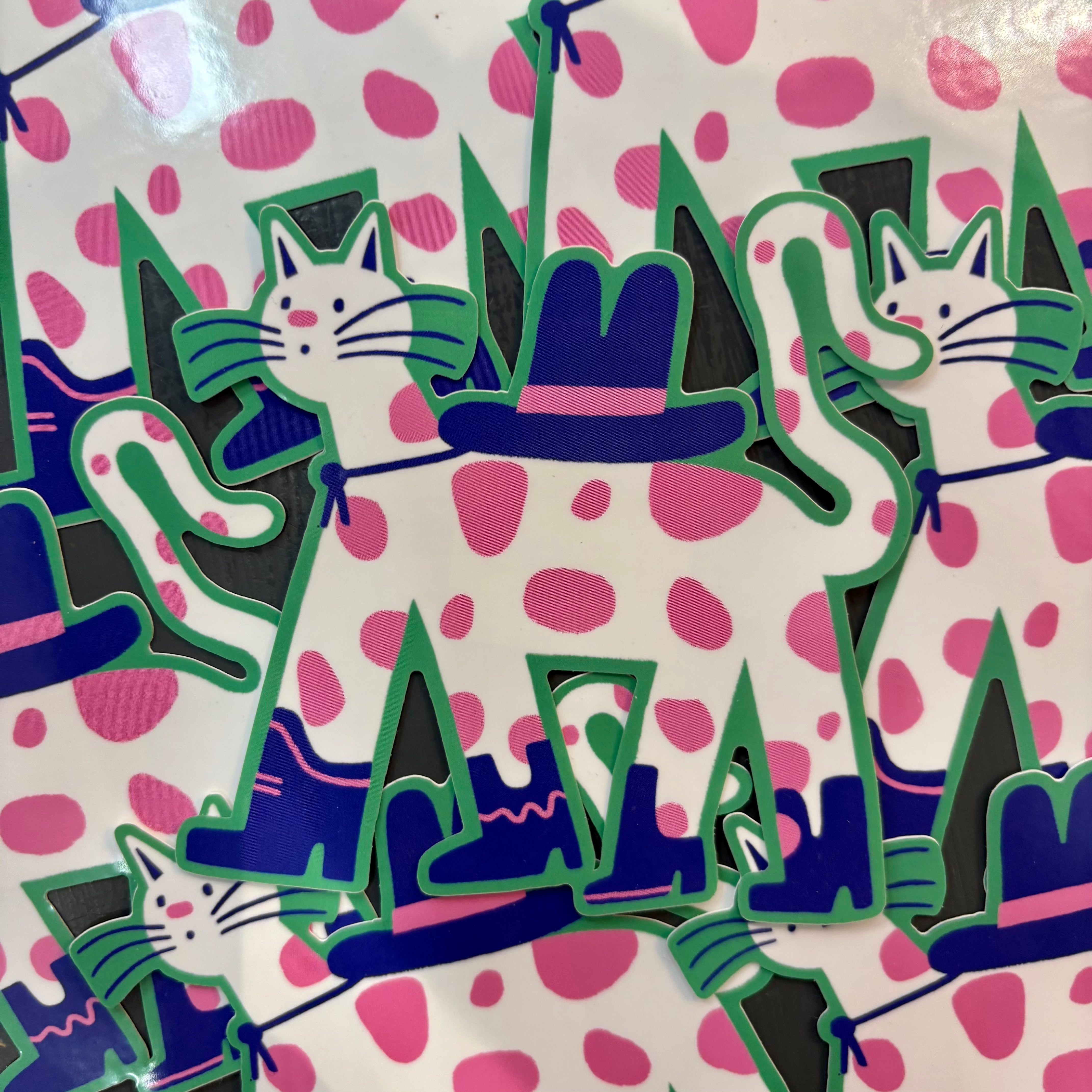 Cowboy Cat Sticker