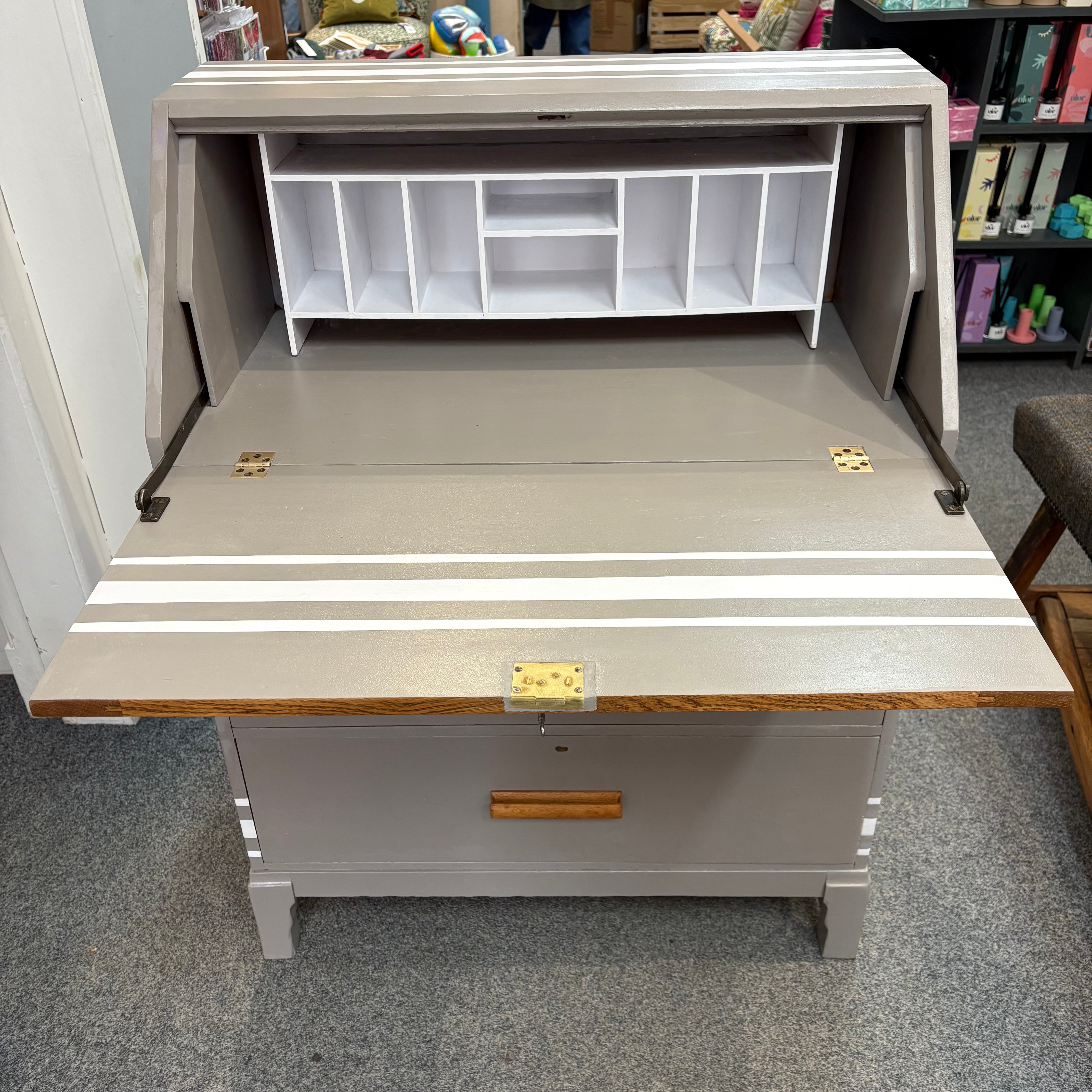 Upcycled Grey Bureau