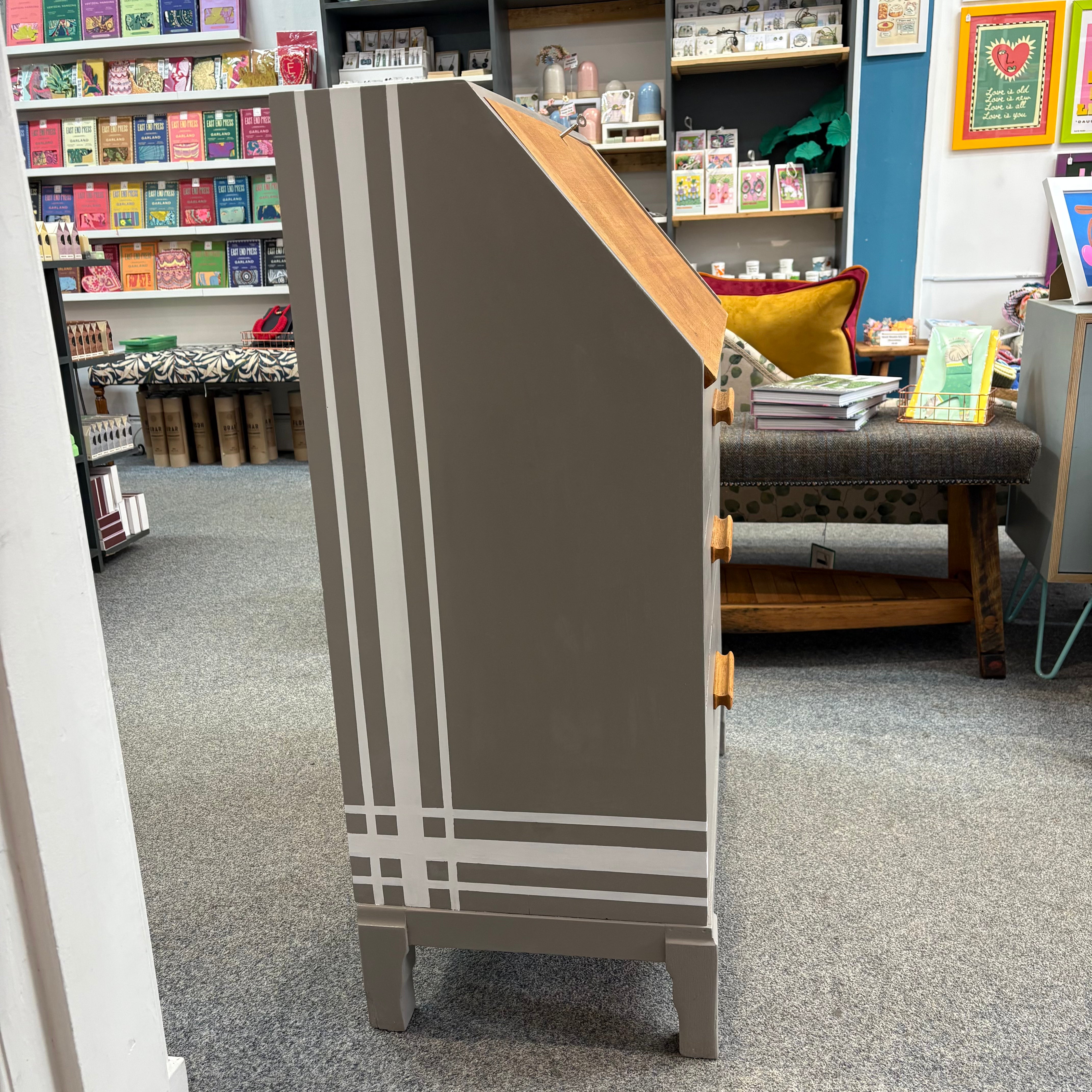 Upcycled Grey Bureau