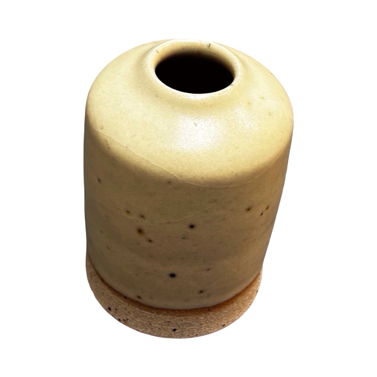 Yellow Stoneware Vase