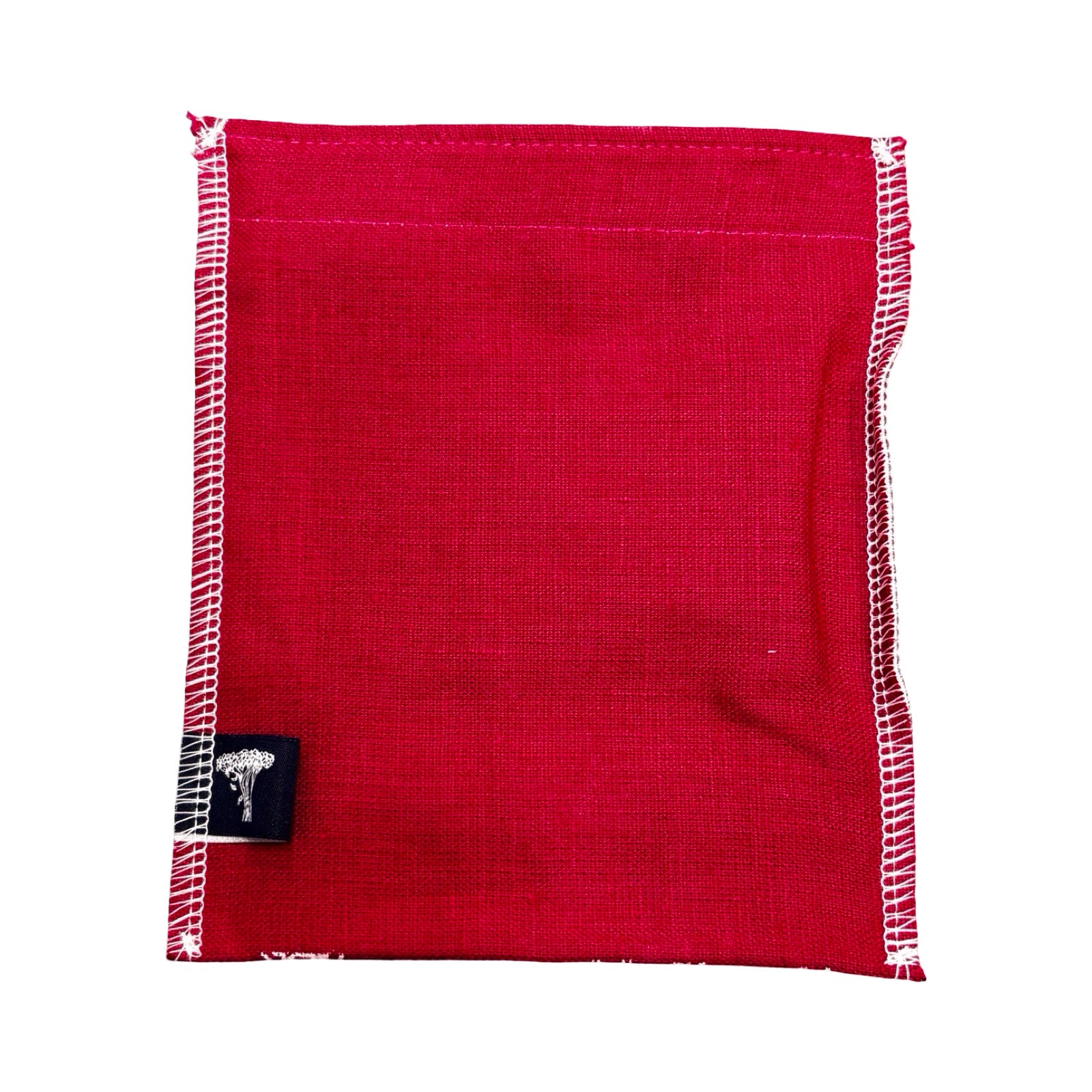 Pink Linen Reusable Snack Bag