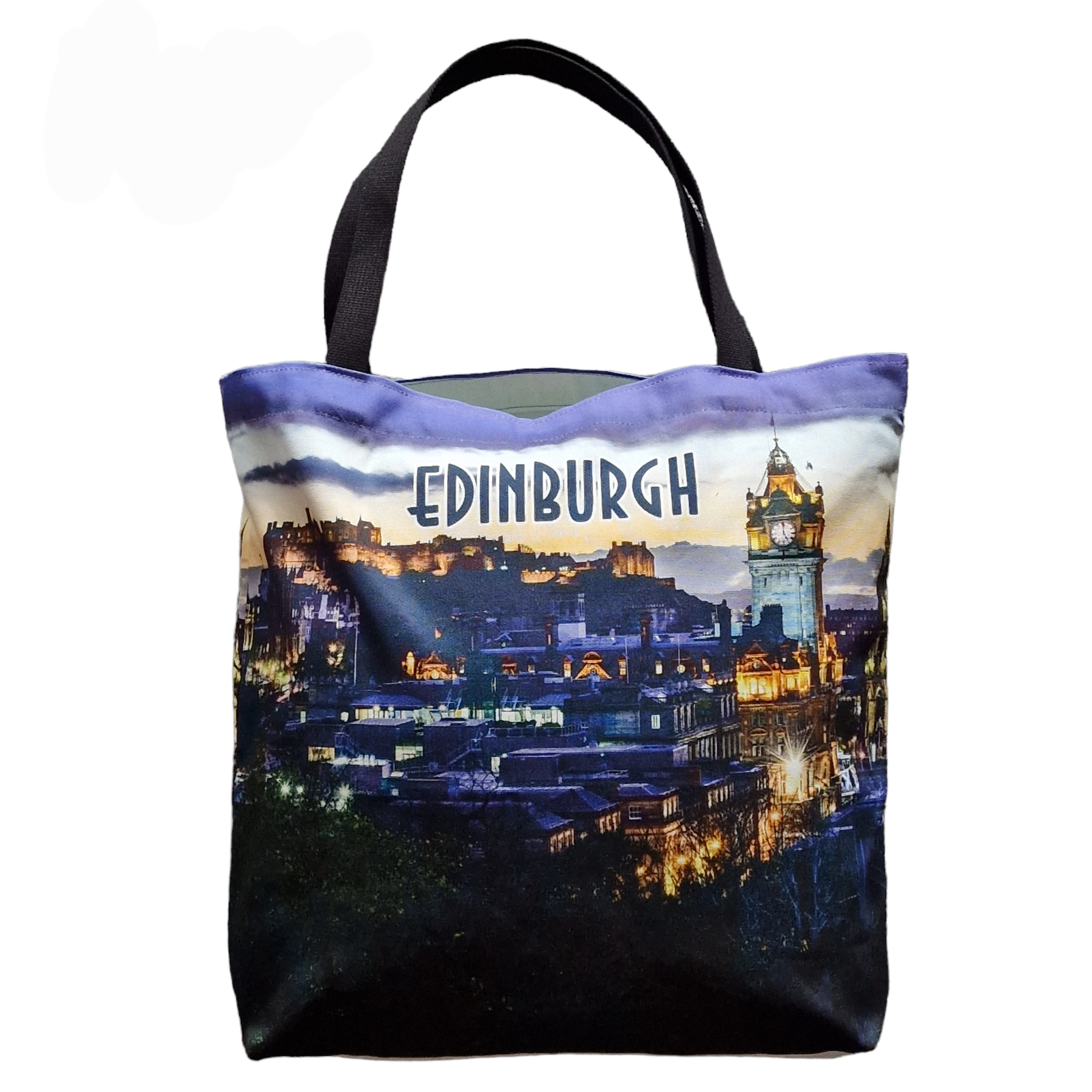 Edinburgh Castle Skyline Tote Bag