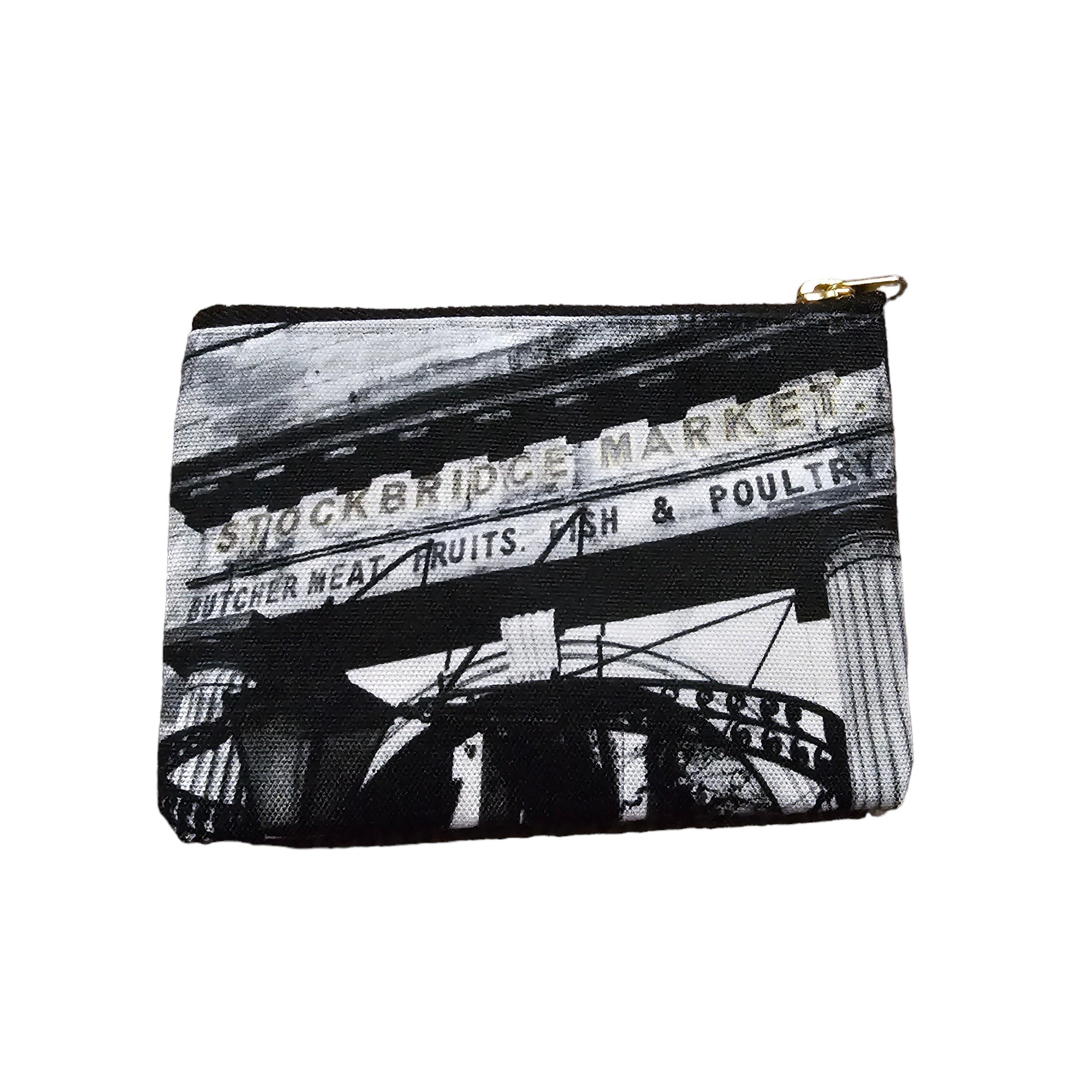 Stockbridge Market Edinburgh Zipper Pouch