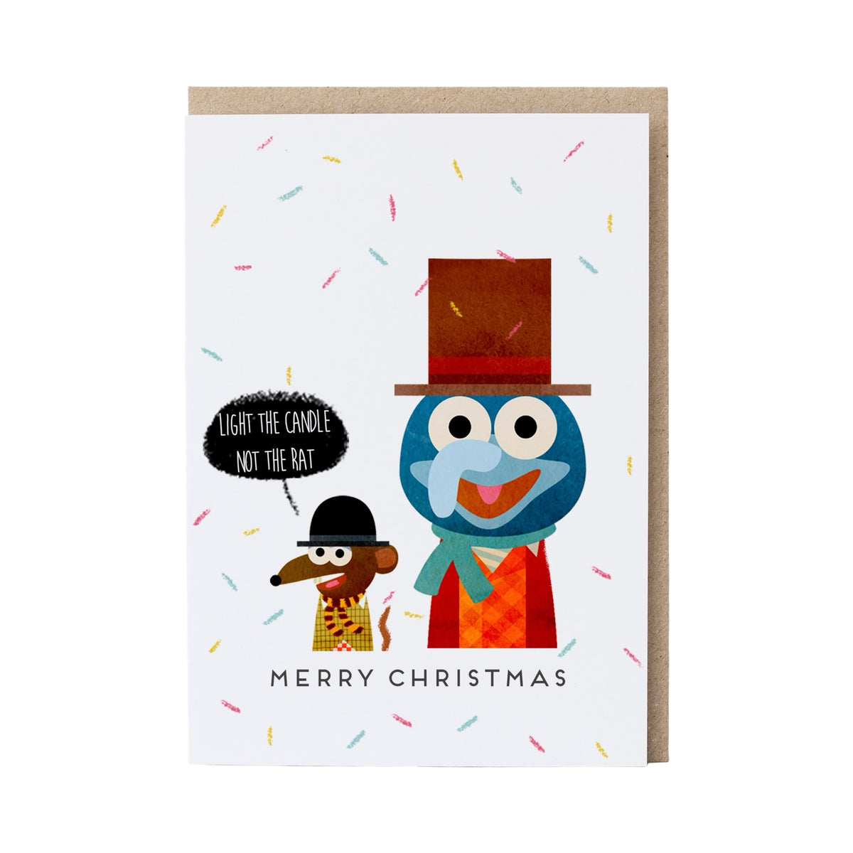 Gonzo Christmas Carol Card