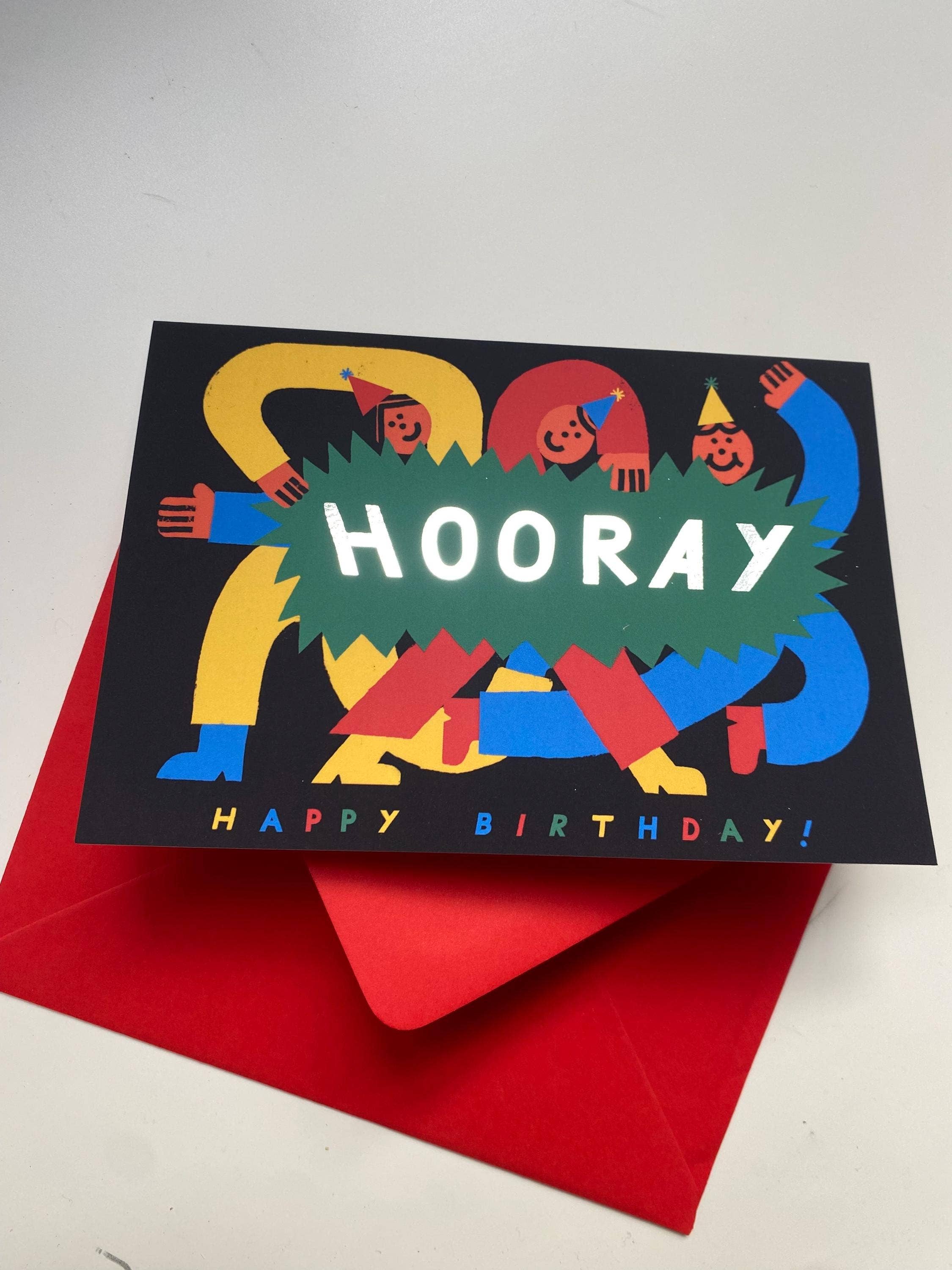 Hooray Happy Birthday Card