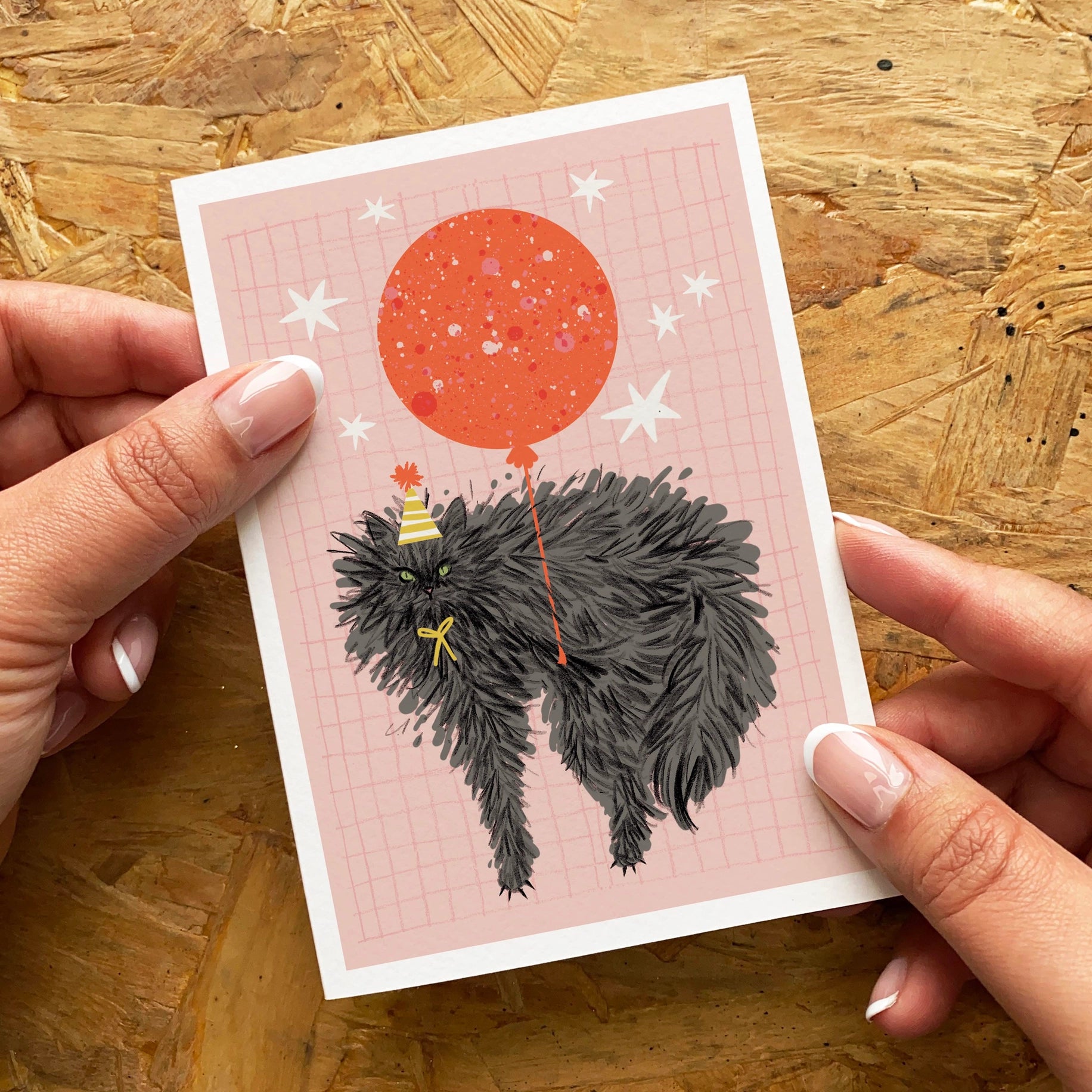 Birthday Hisses Cat Card