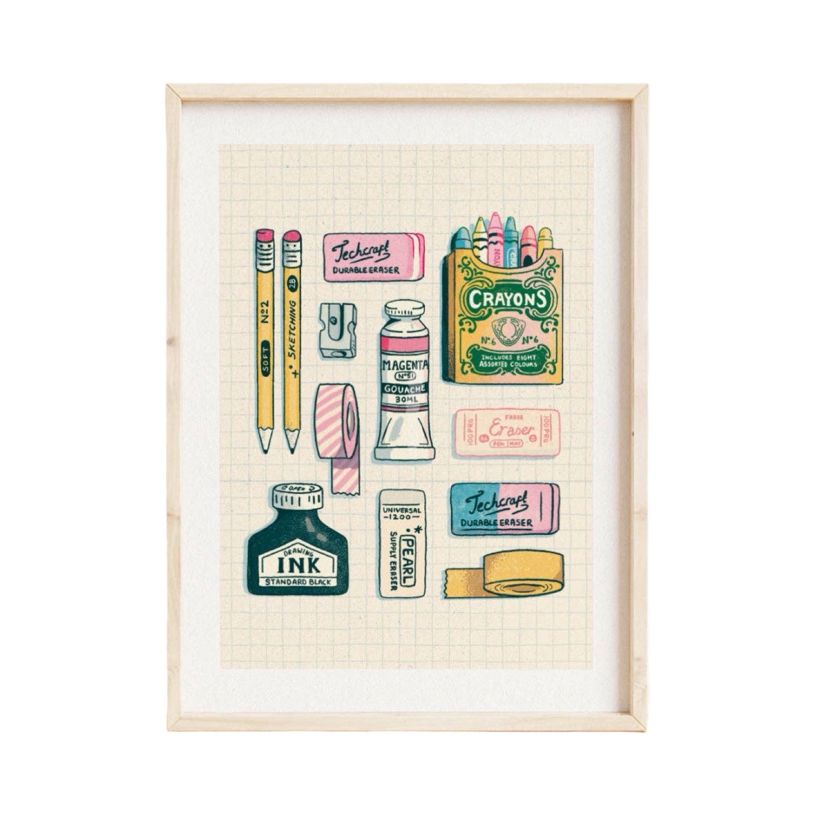 Art Supplies Print