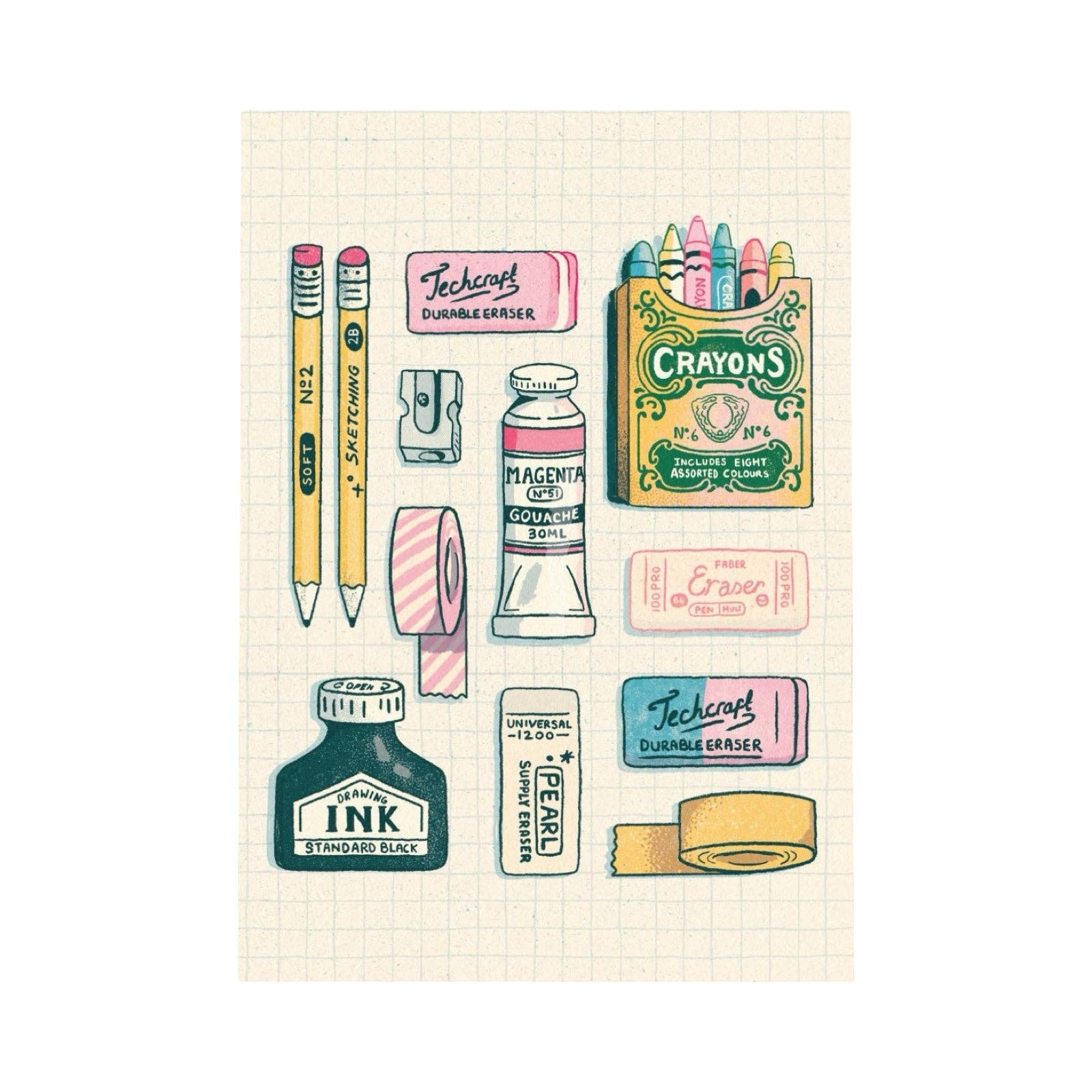 Art Supplies Print