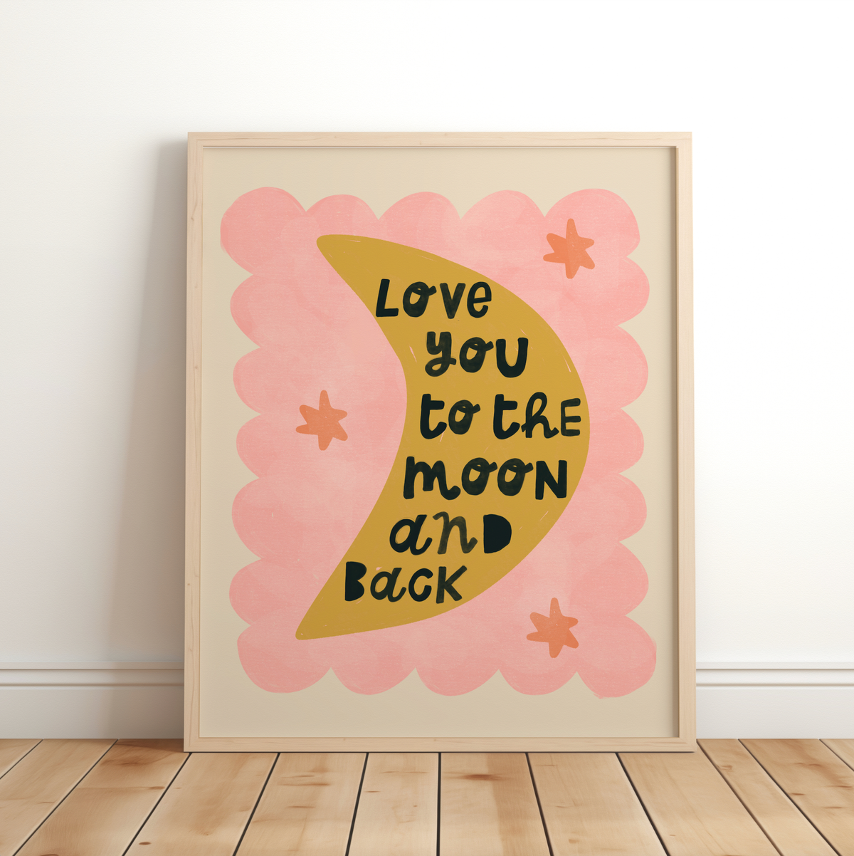 Love You To The Moon Print