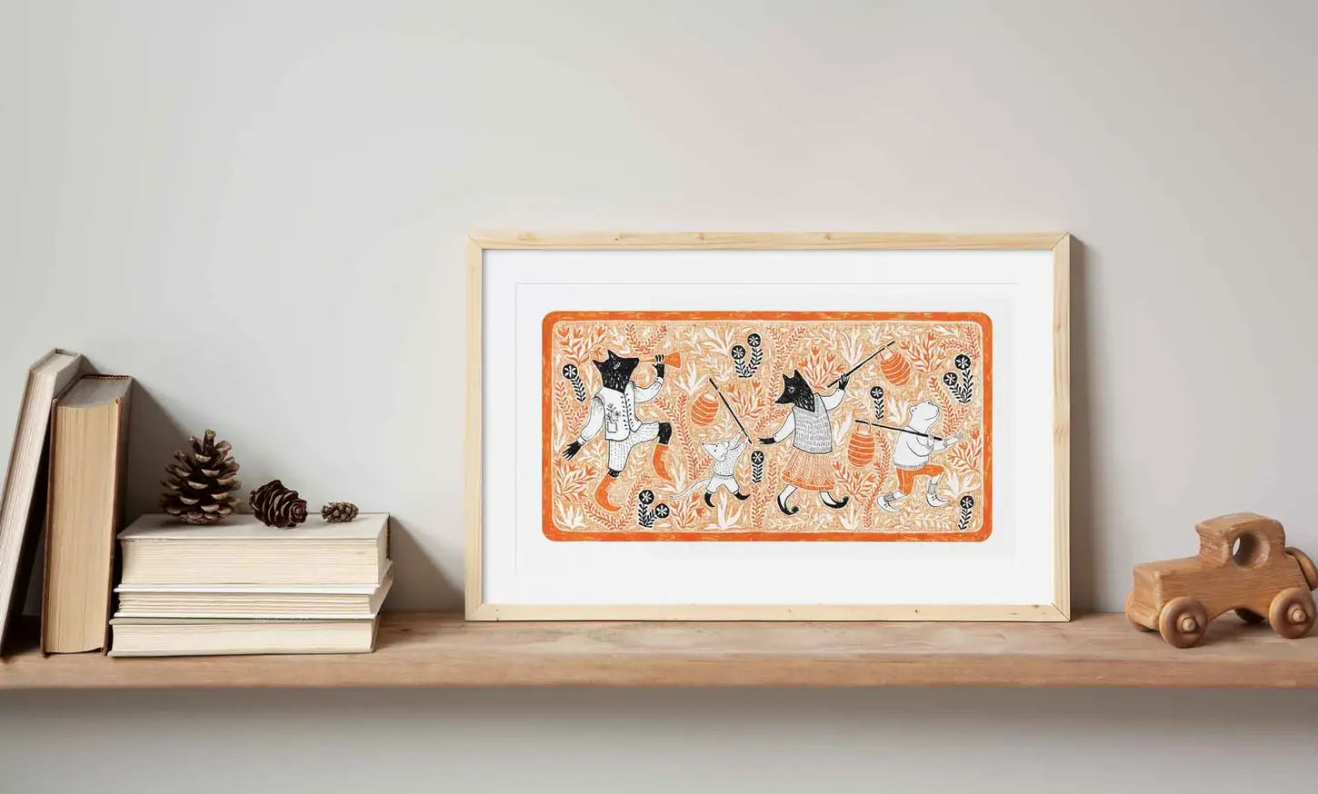 Lantern Walk Print