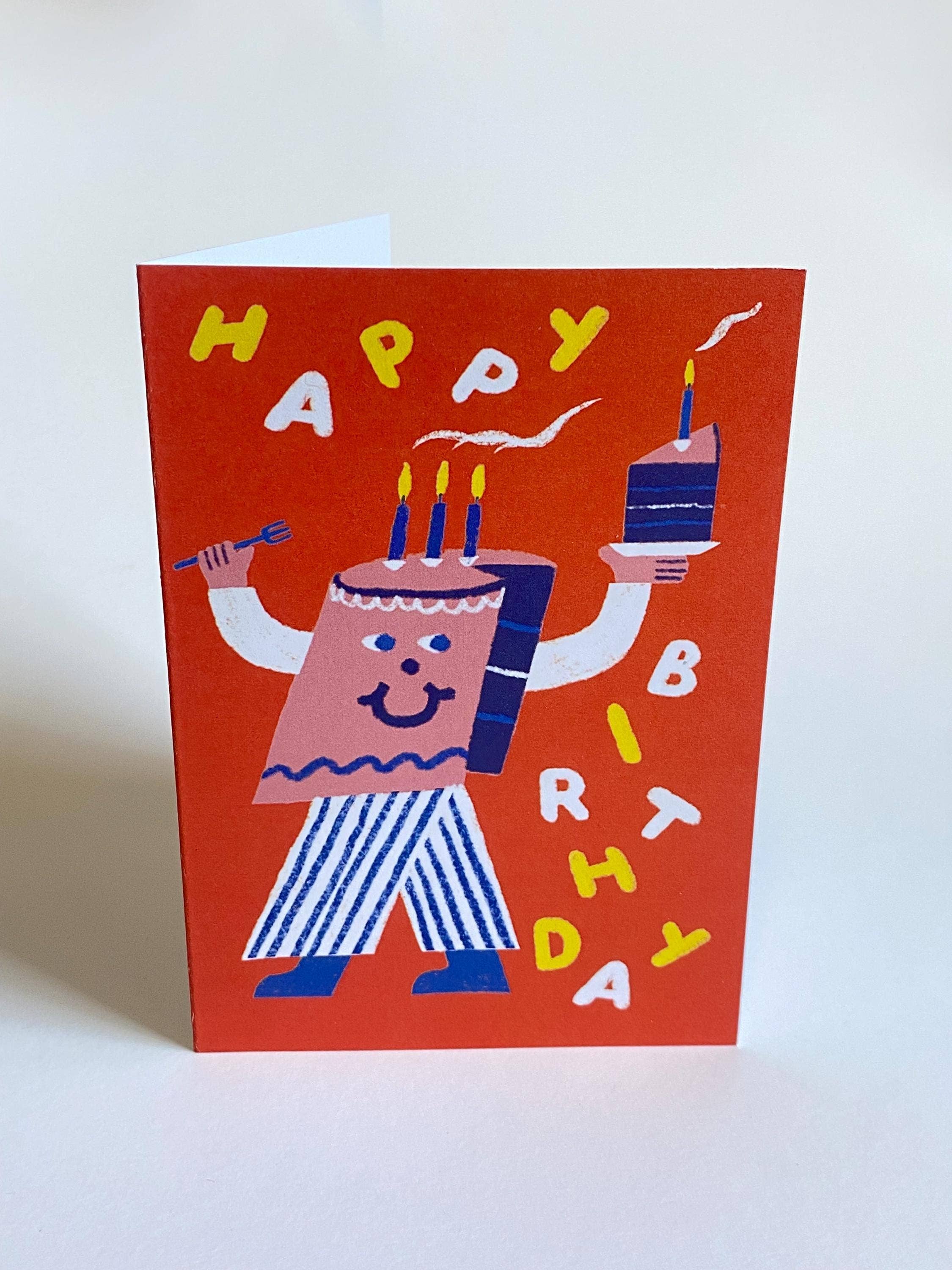 Cheeky Birthday Cake Card