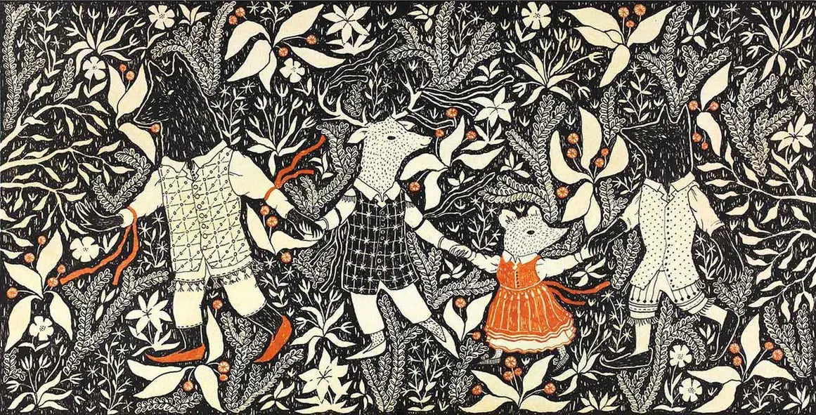 Harvest Dance Mini Print