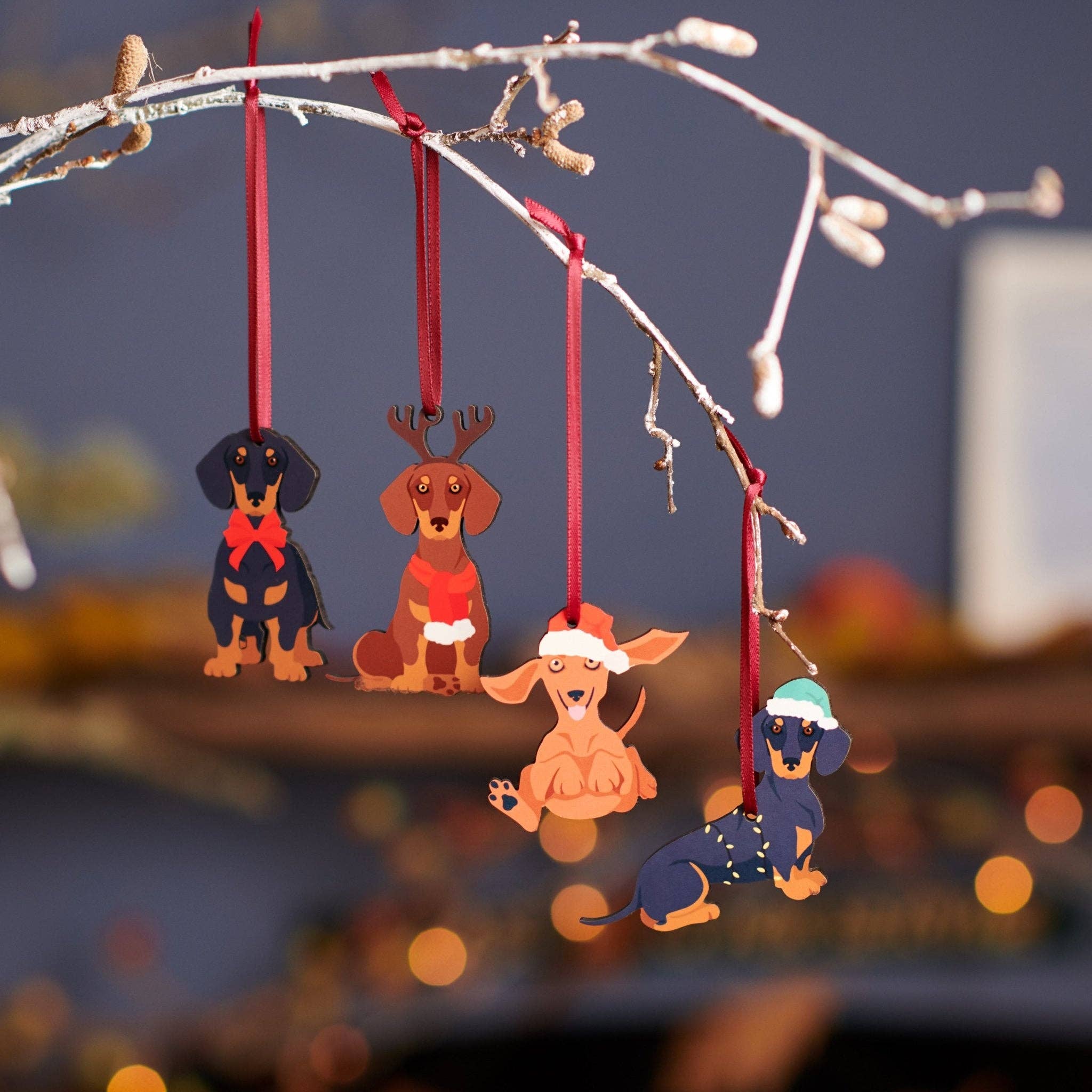 Dachshund Christmas Decorations