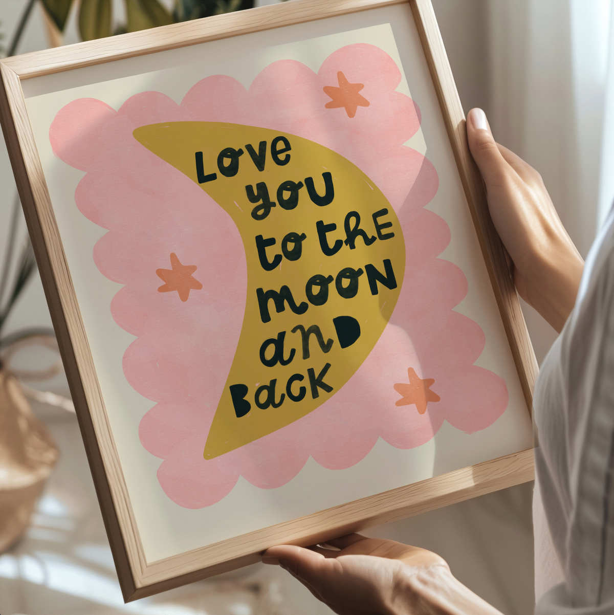 Love You To The Moon Print