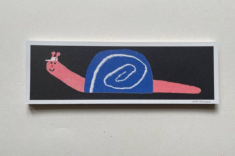 A Cool Snail Print