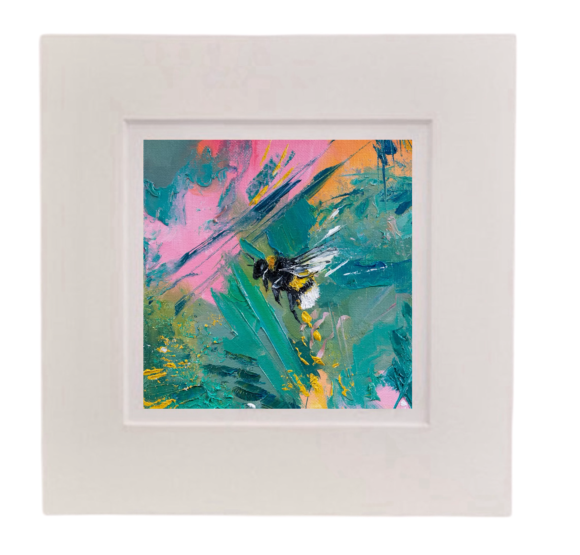 Bumblebee Mounted Print