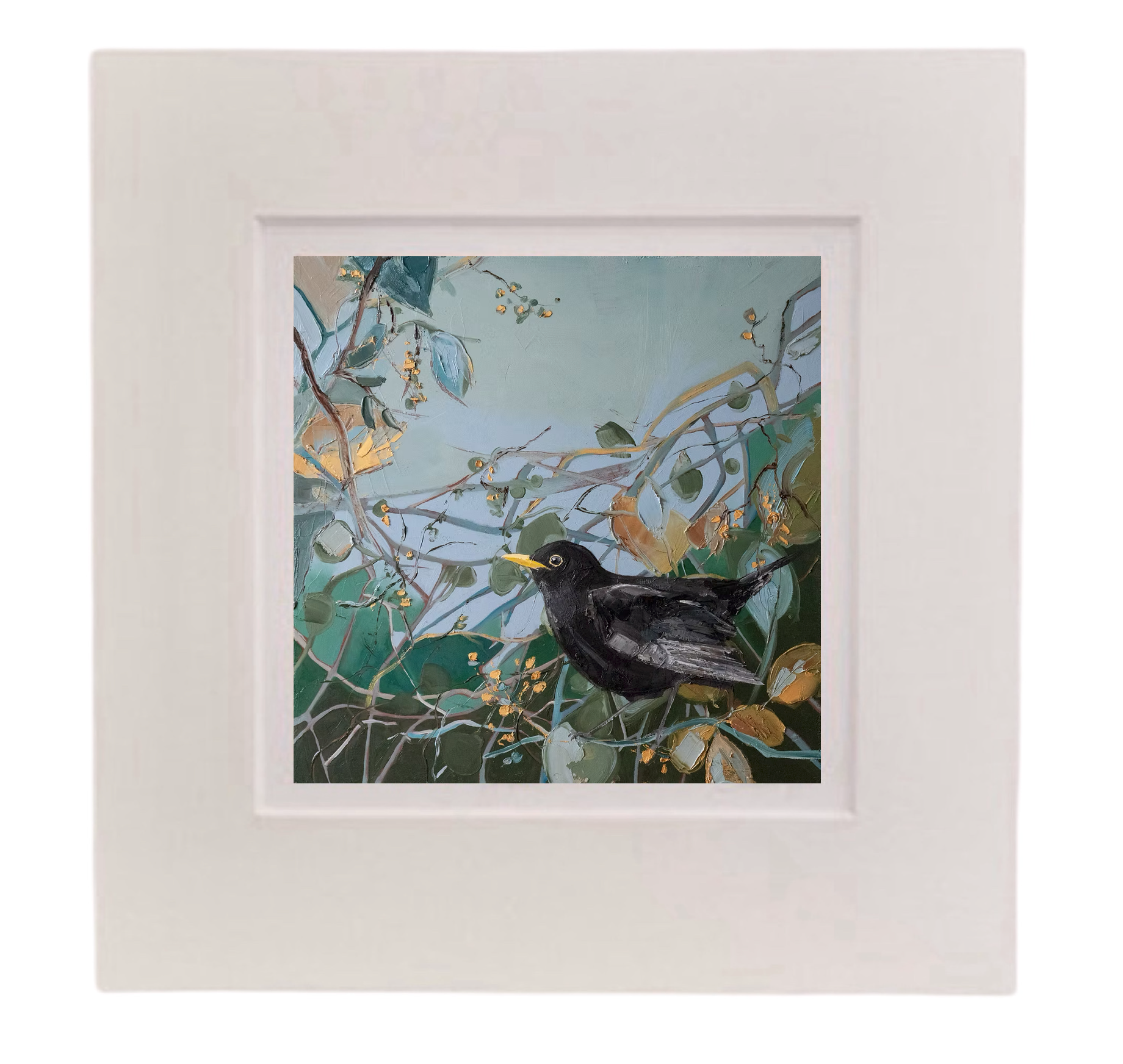 Blackbird Mounted Print
