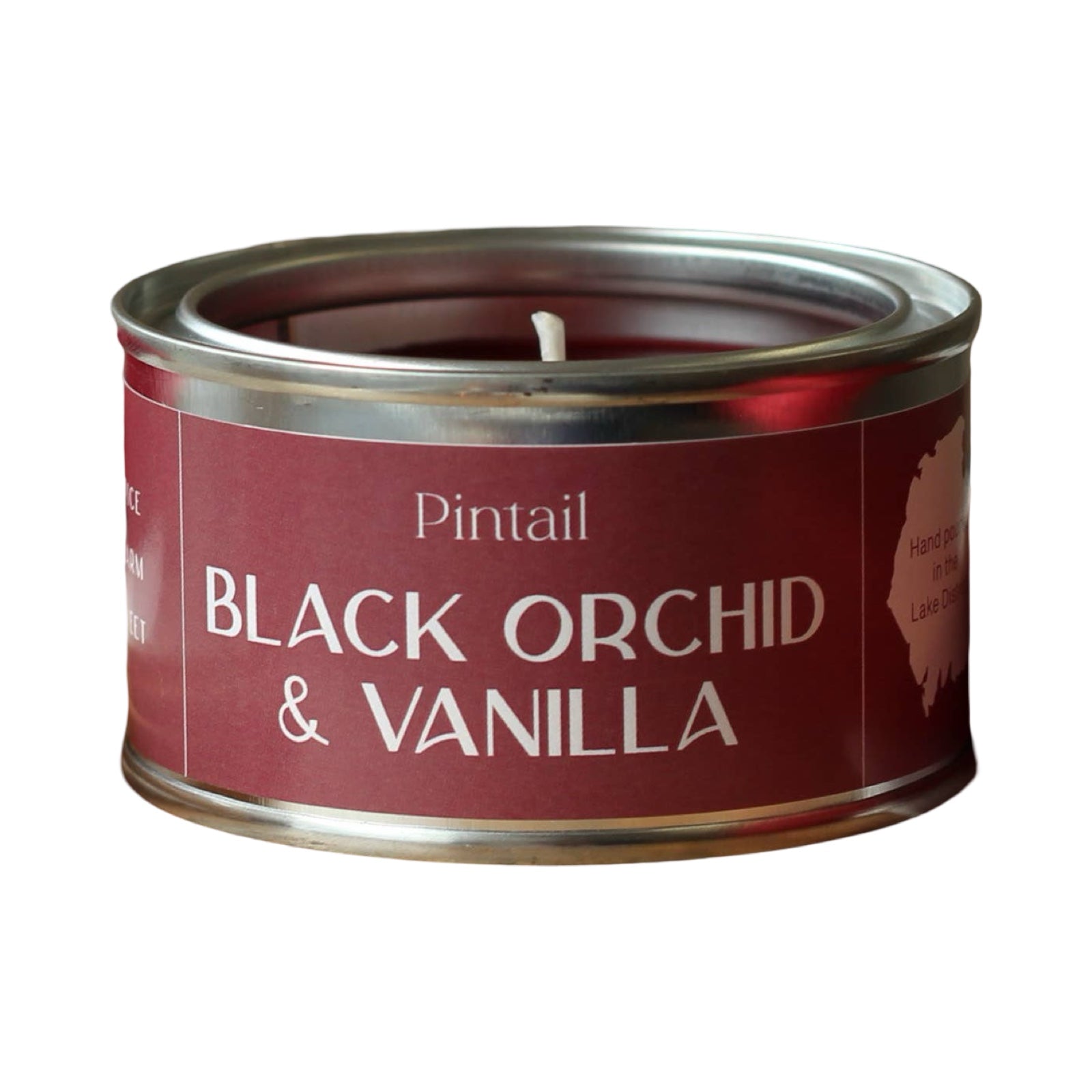 Black Orchid and Vanilla Paint Pot Candles