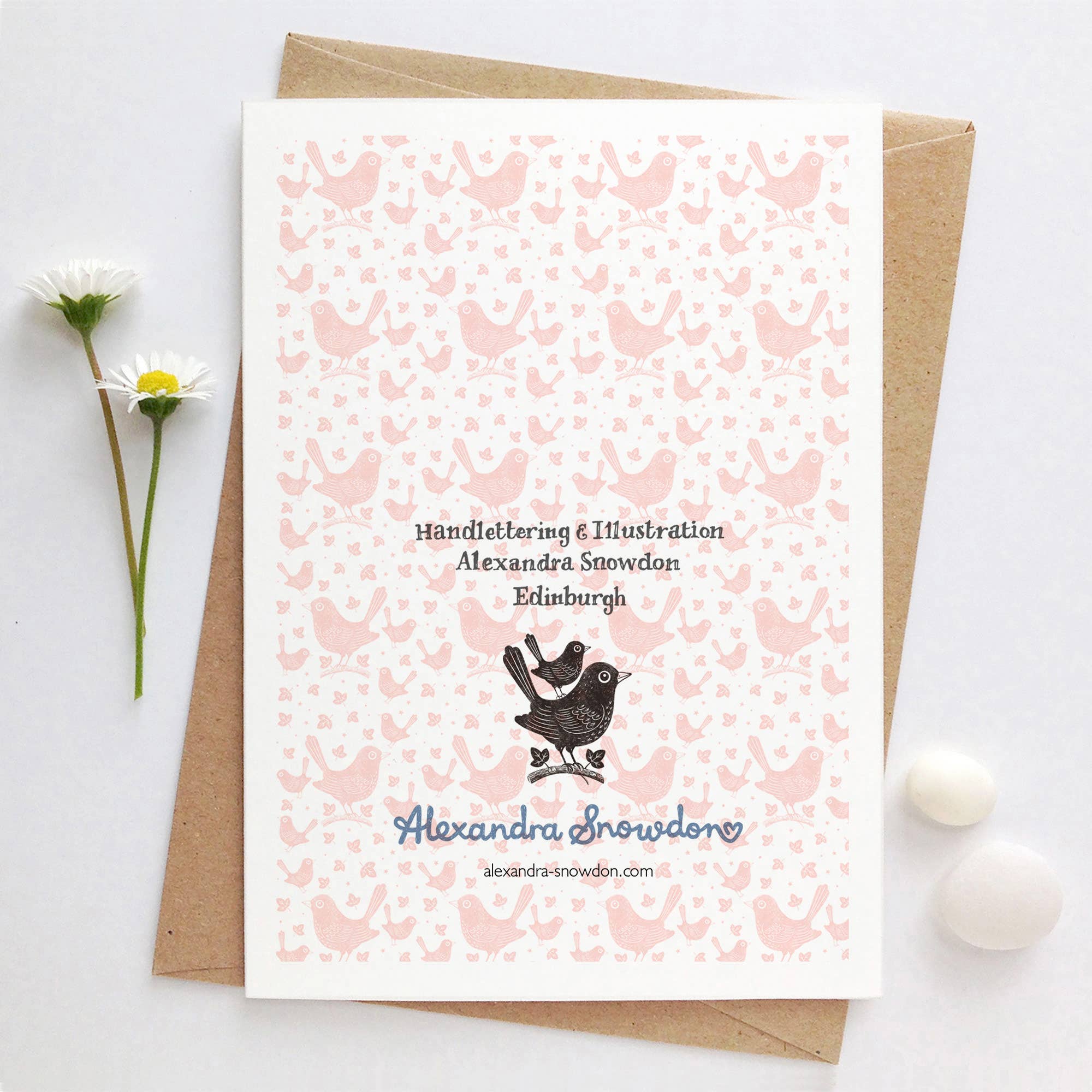 Blackbird Mother's Day Card