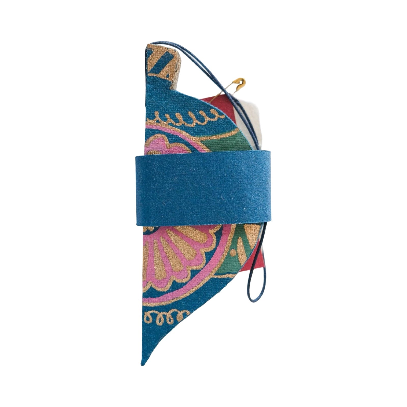 Blue Honeycomb Bauble