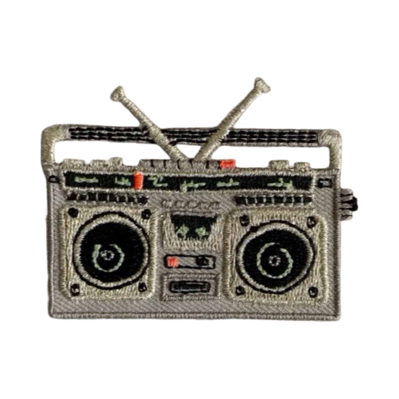 Boom Box Iron On Patch