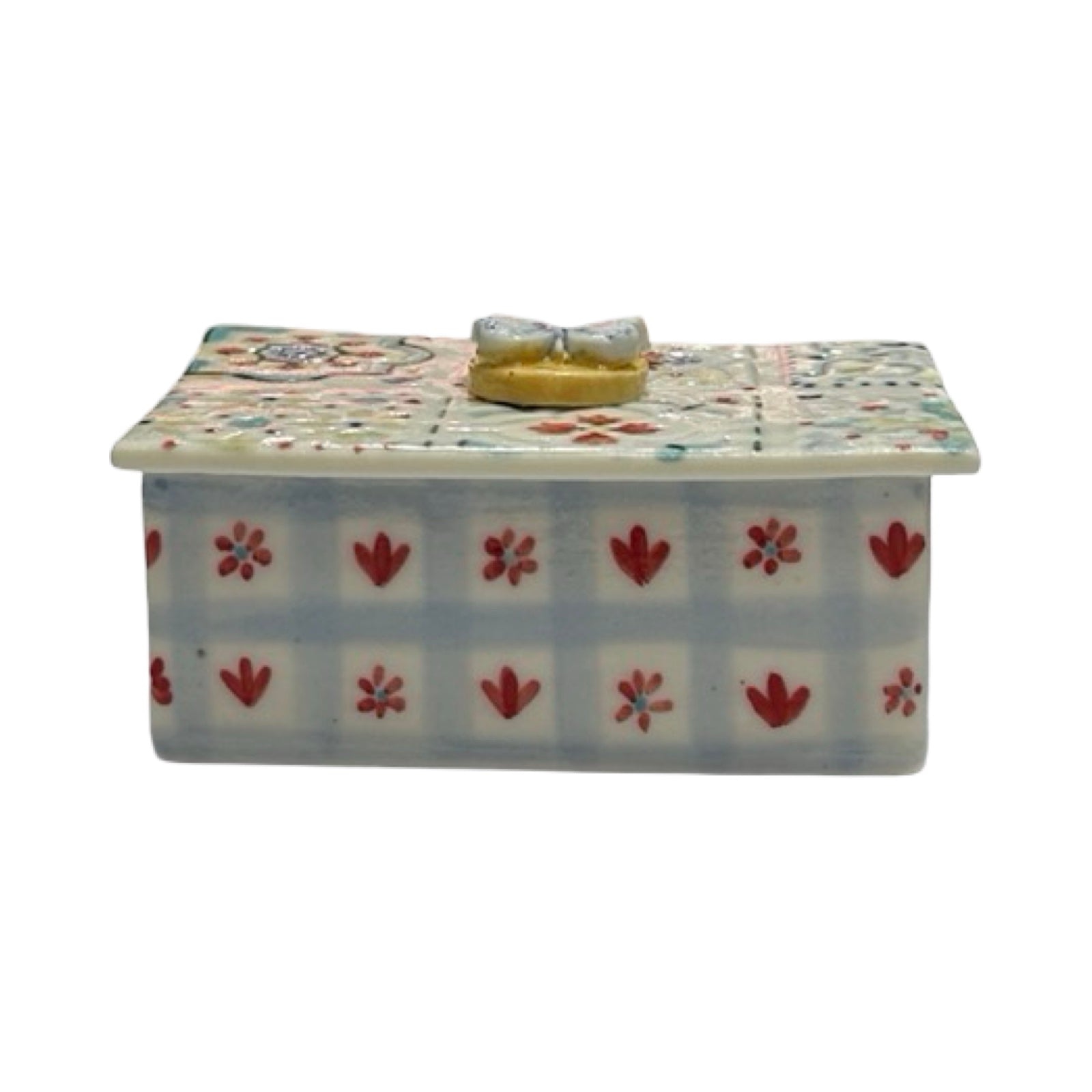 Butterfly Porcelain Trinket Box