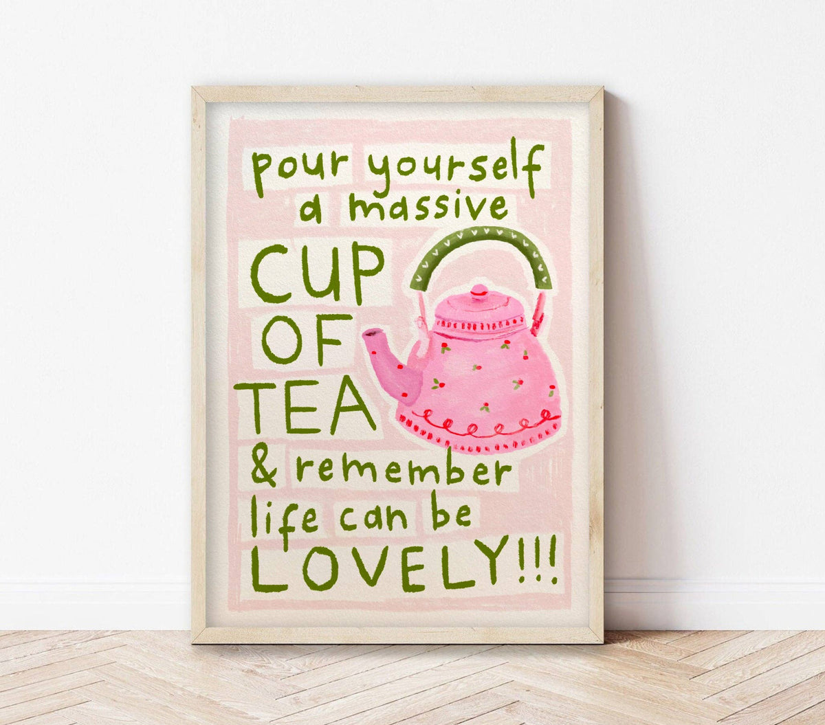 Big Cup of Tea Mini Print
