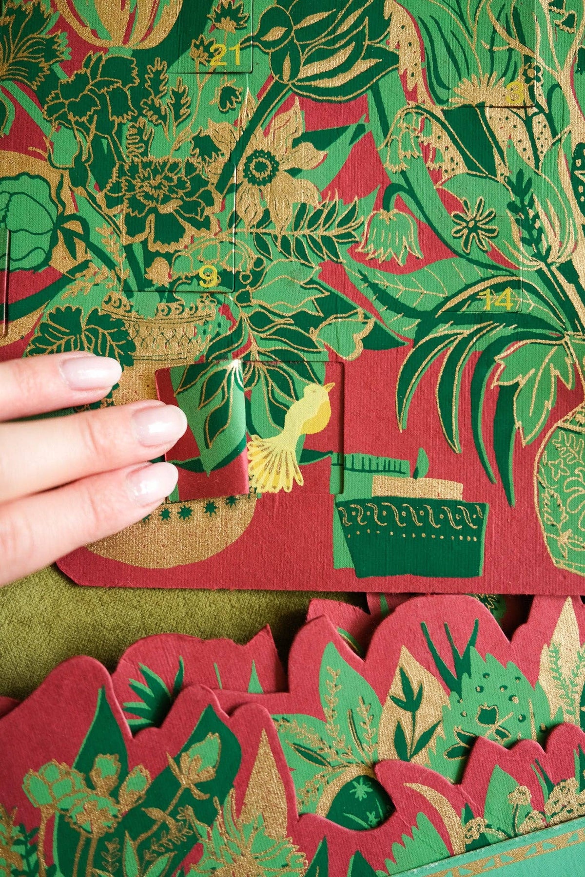 Winter Floral Advent Calendar