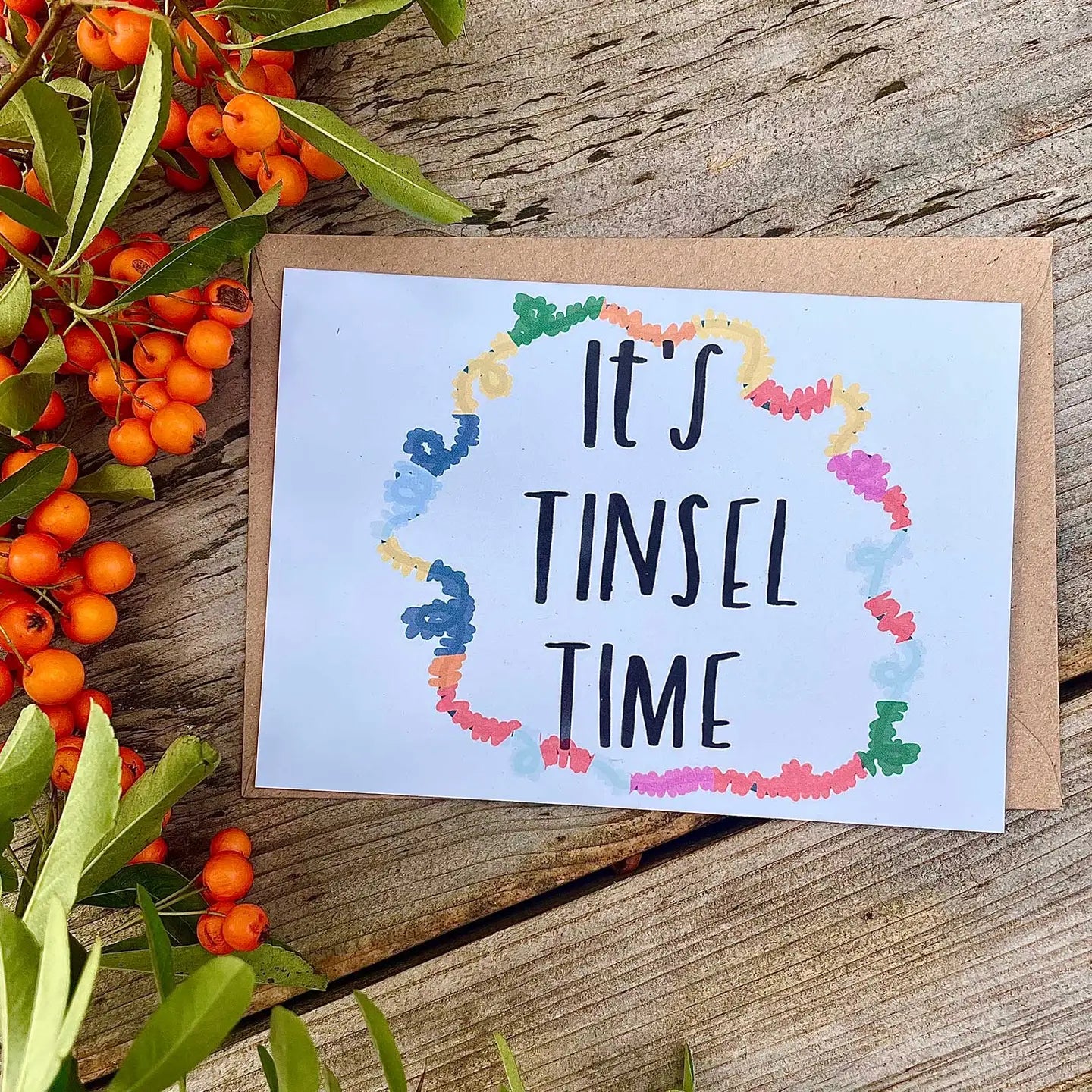 It's Tinsel Time Christmas Card Pack