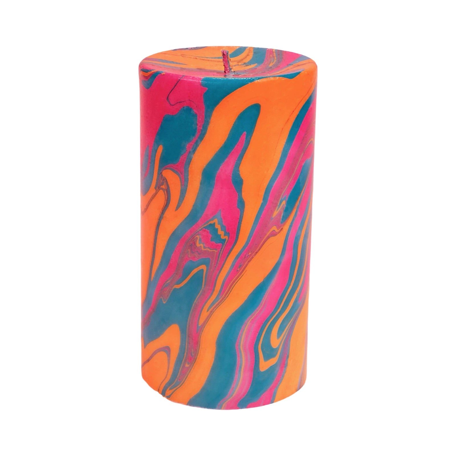 Calypso Marble Pillar Candle