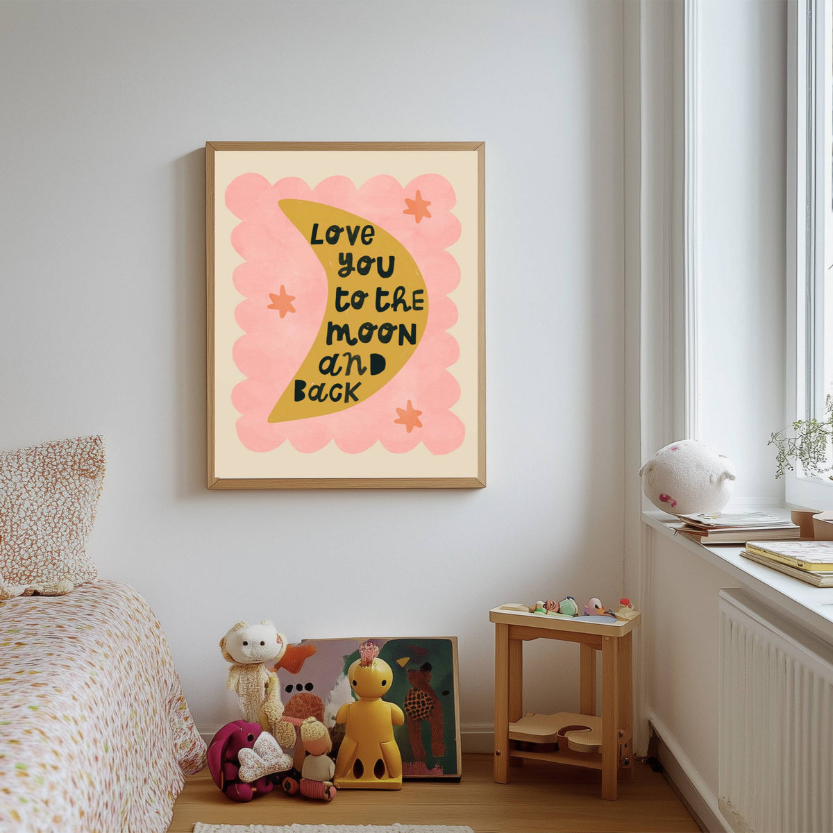 Love You To The Moon Print