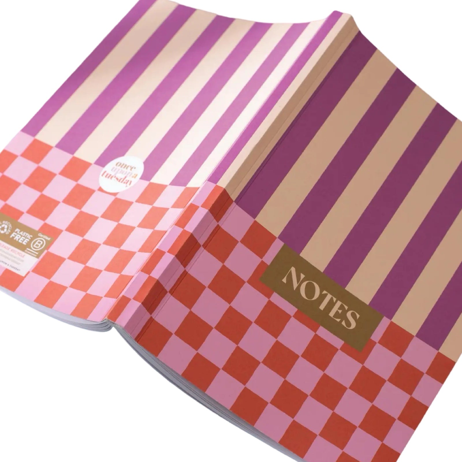 Checks and Stripes Notebook