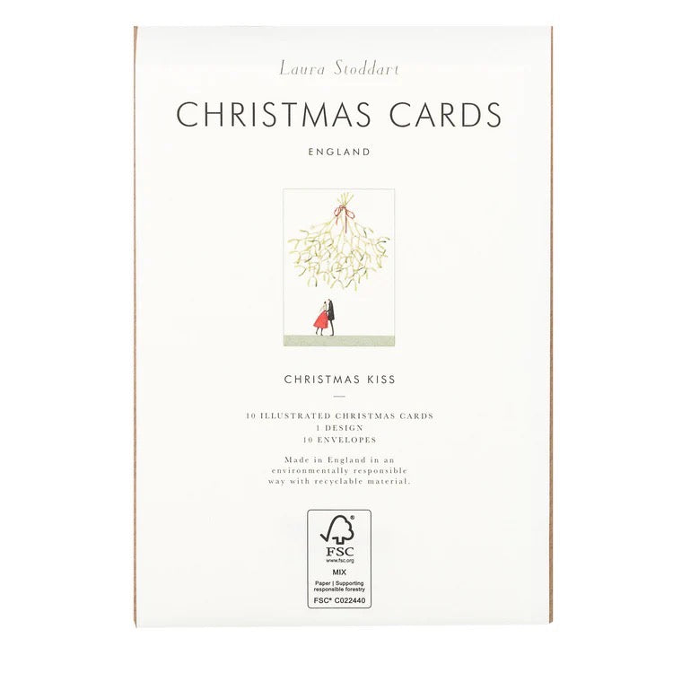 Back of Christmas Kiss card.