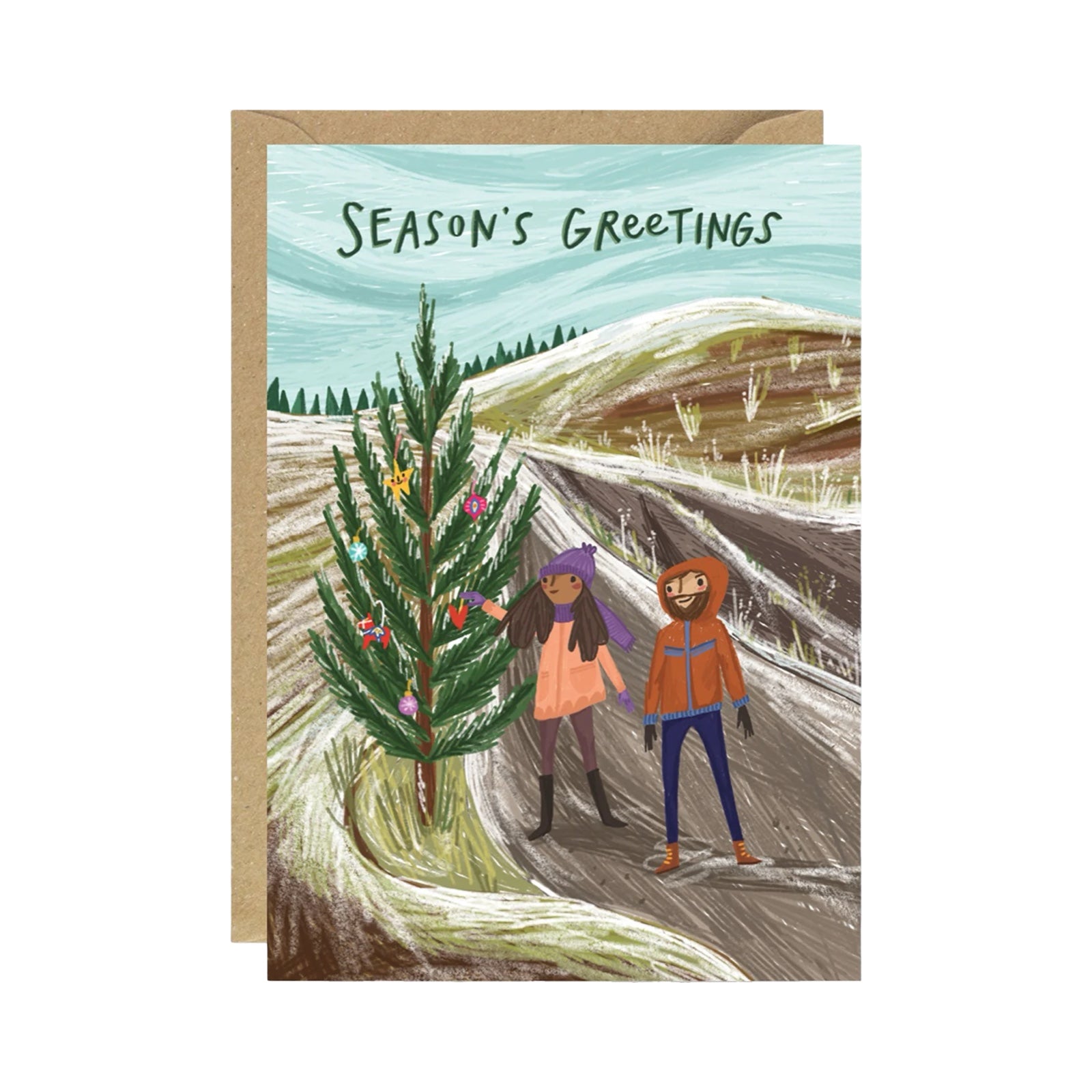 Christmas Tree Walk Card