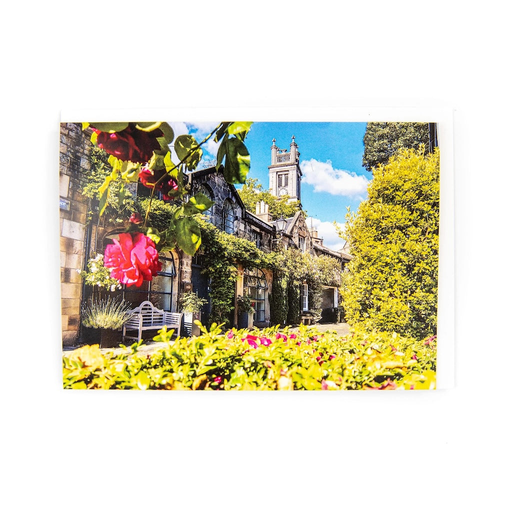 A6 greeting card of Circus Lane, Edinburgh.