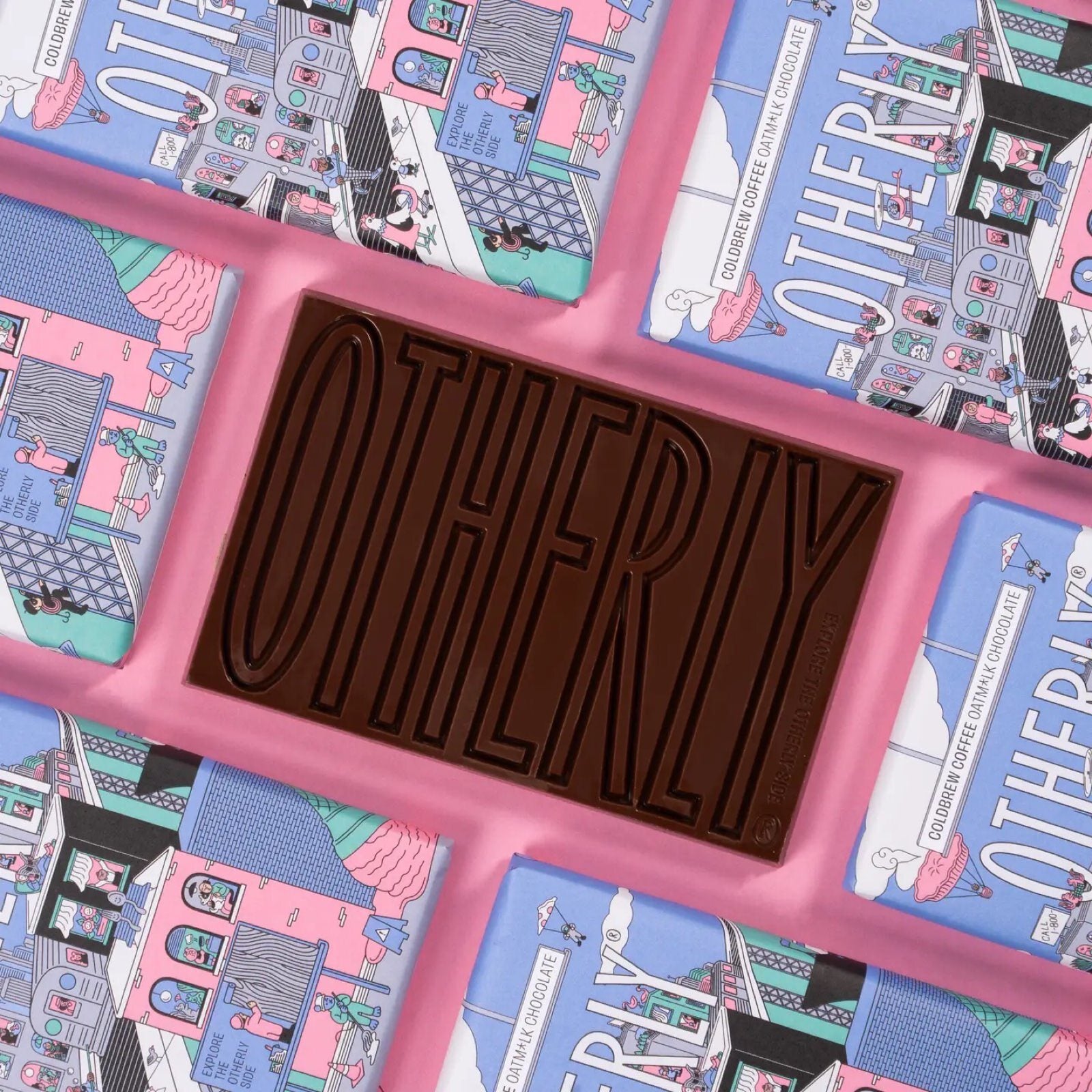 Coffee oat milk chocolate bar.