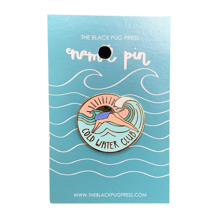 Cold Water Club Enamel Pin Badge | Independent Gift Shop Edinburgh