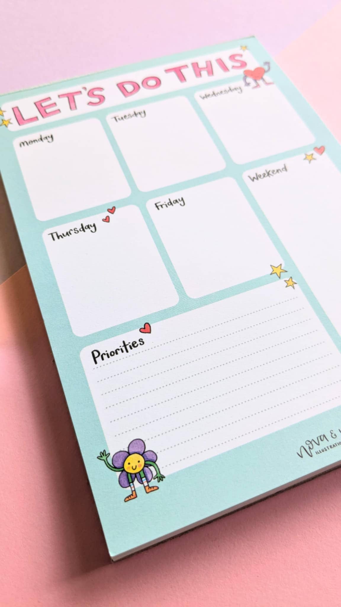 Weekly Planner Notepad