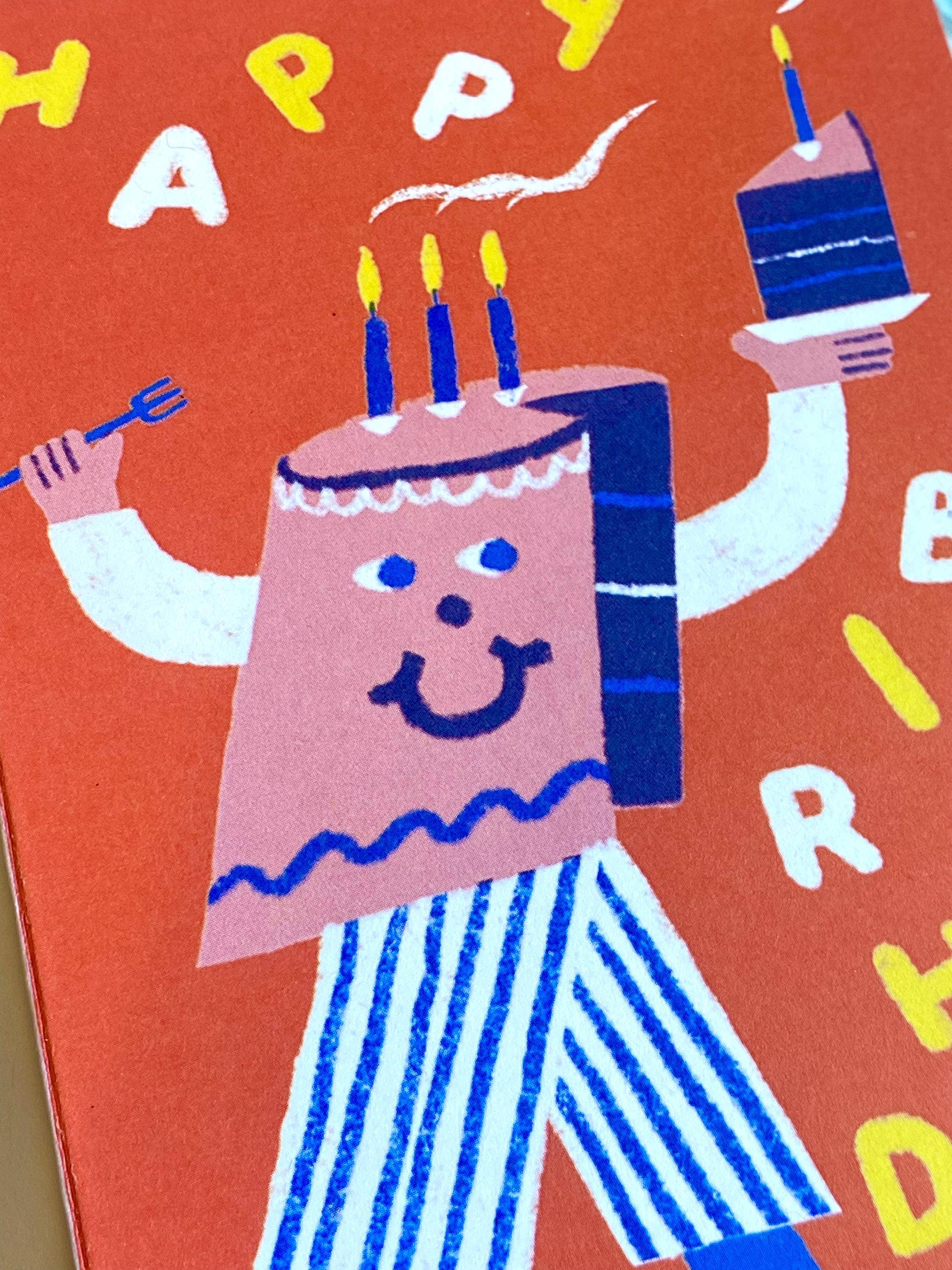 Cheeky Birthday Cake Card