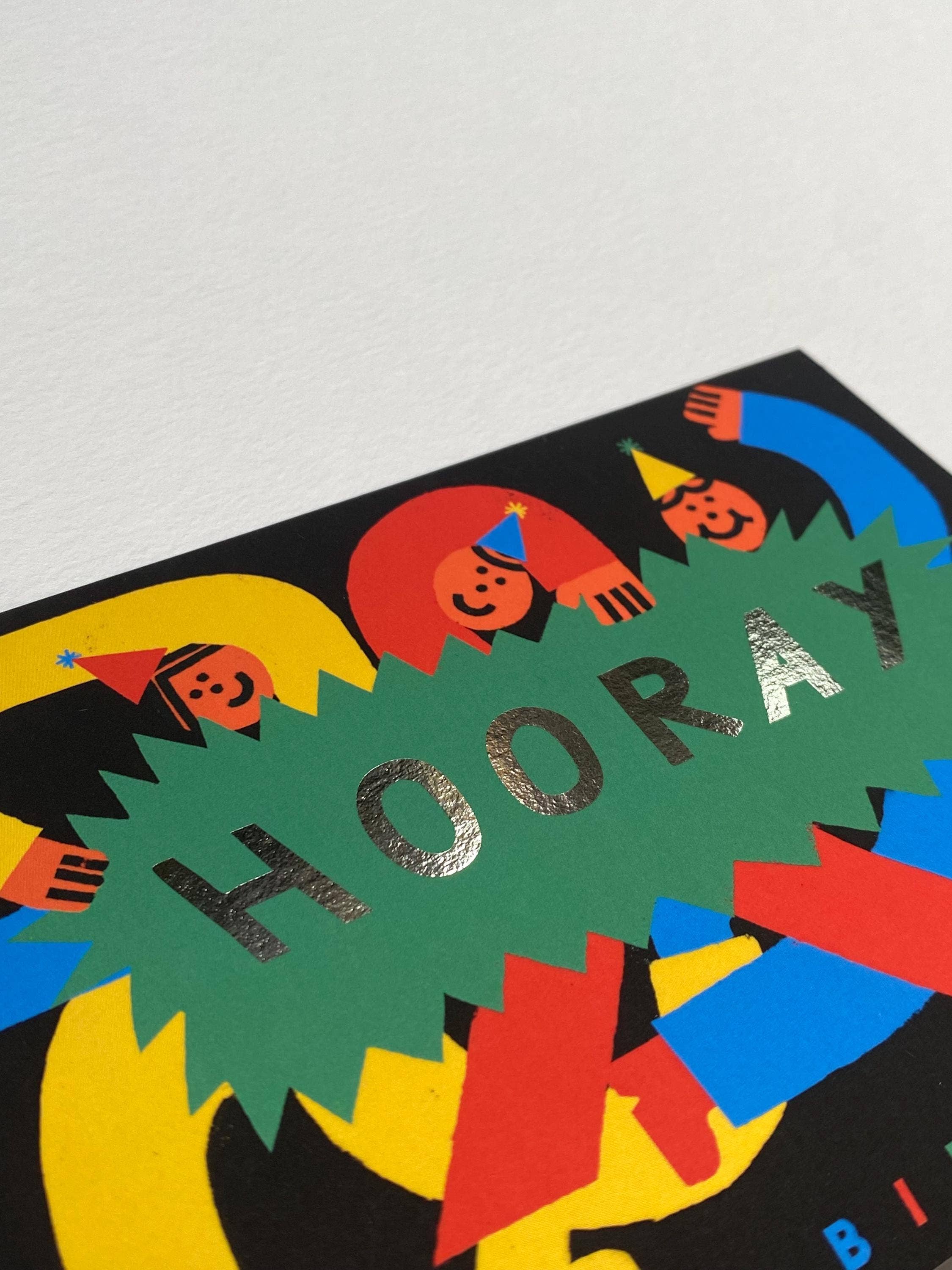 Hooray Happy Birthday Card