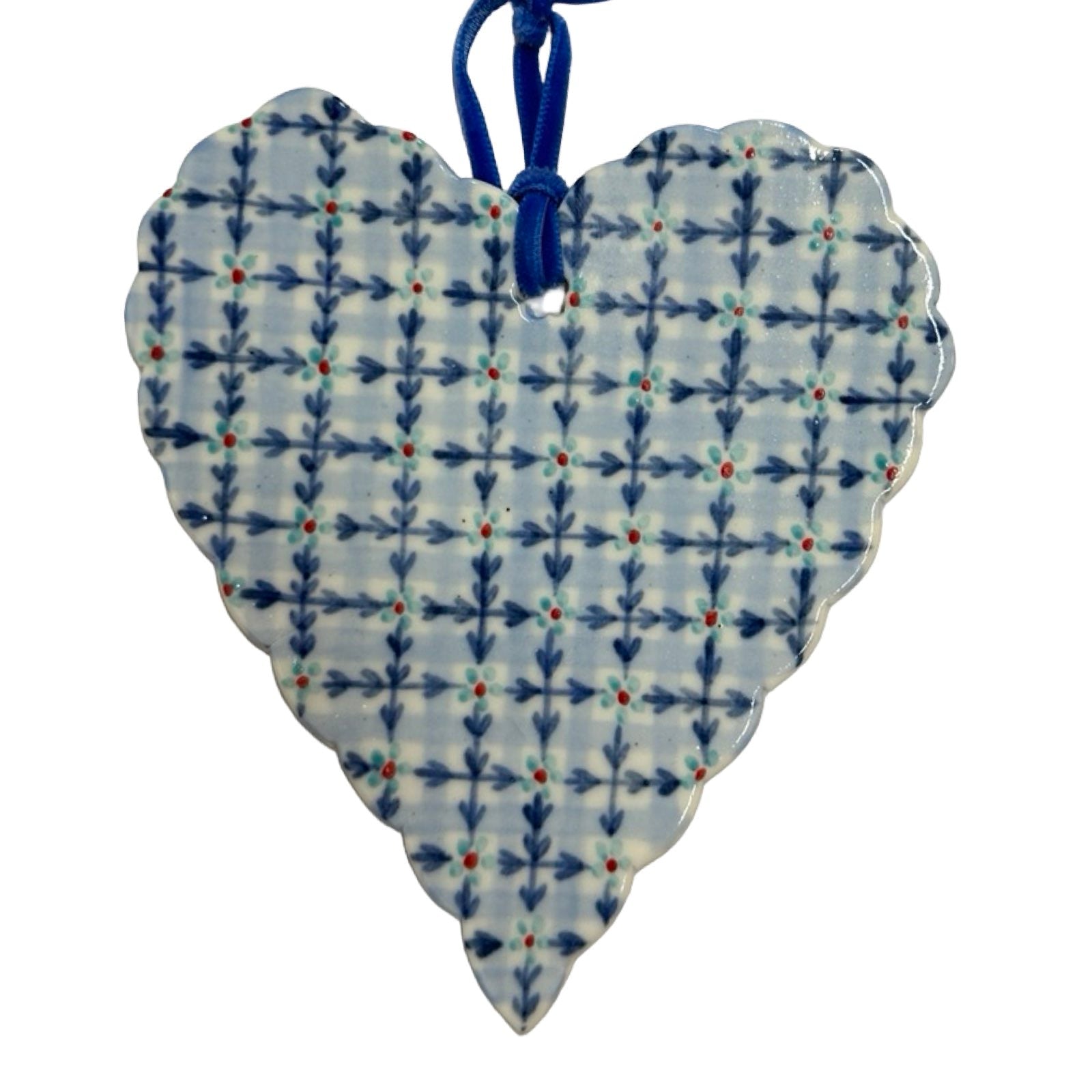 Daisies Porcelain Heart
