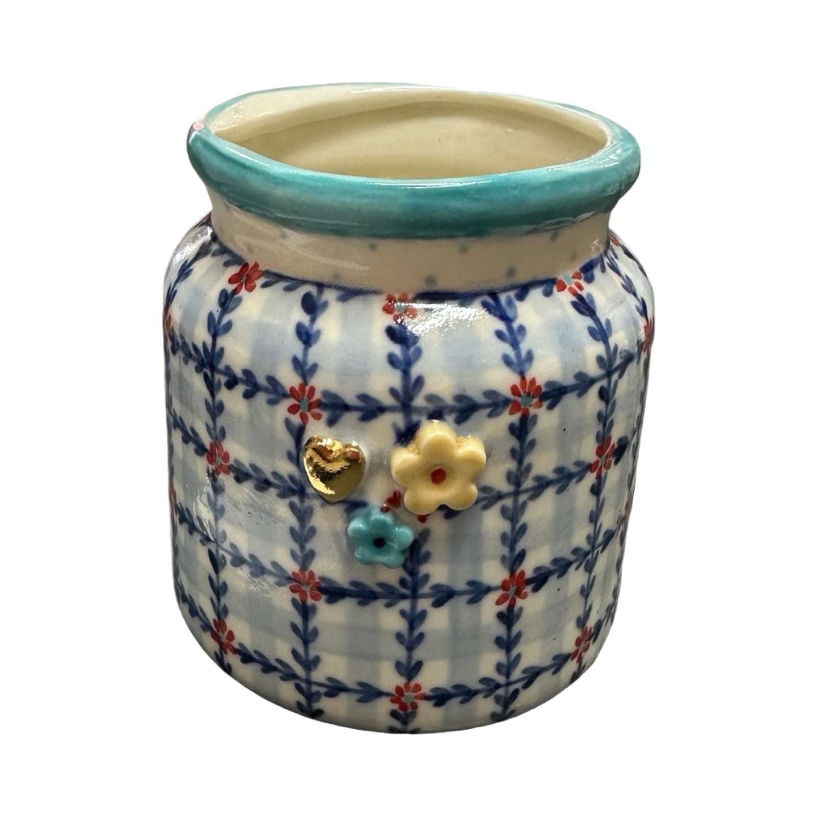 Daisy Porcelain Jar